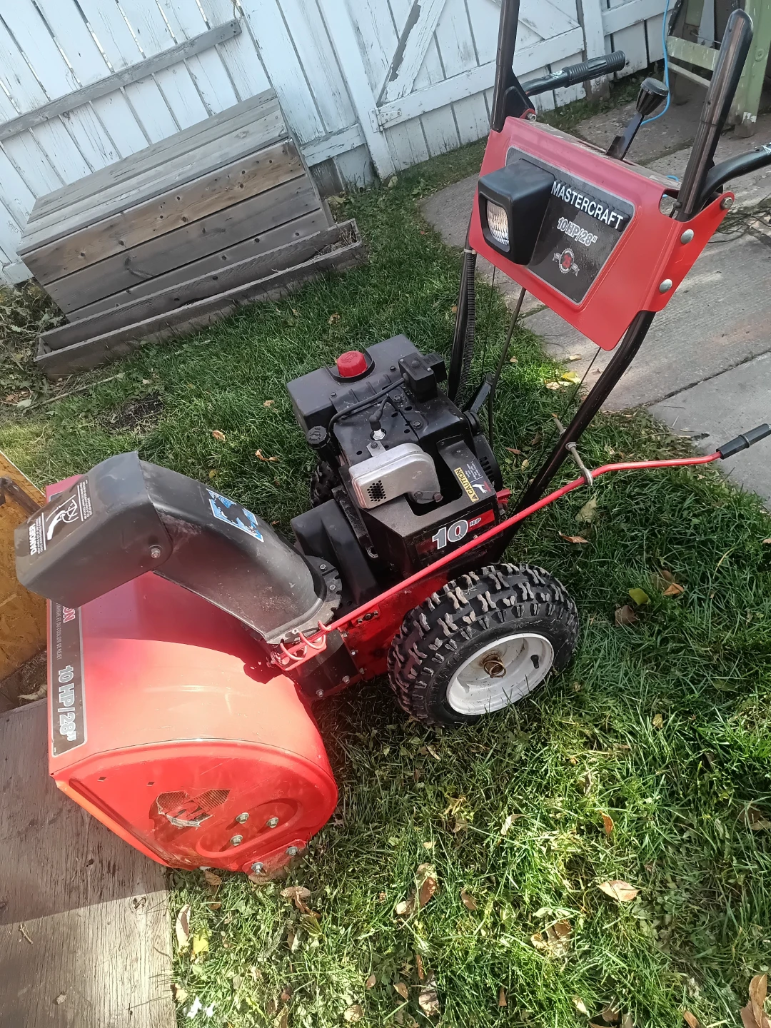 Mastercraft 10HP 28-inch Snowblower