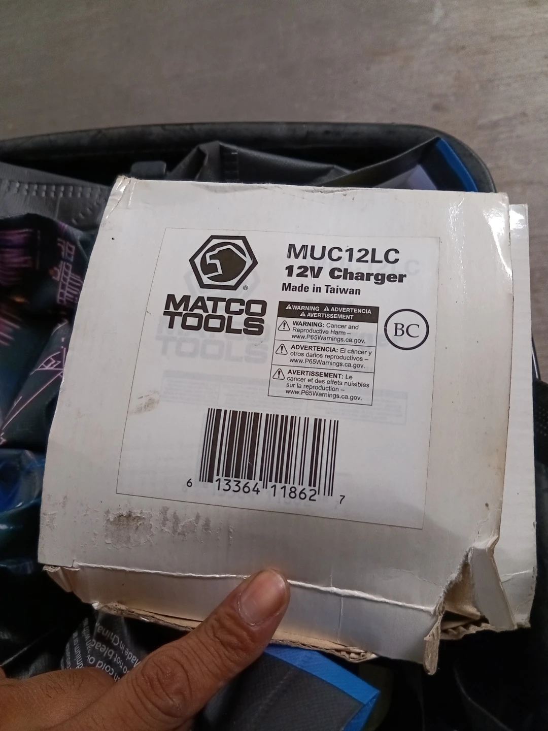 Matco Tools MUC12LC 12V Charger - photo 2