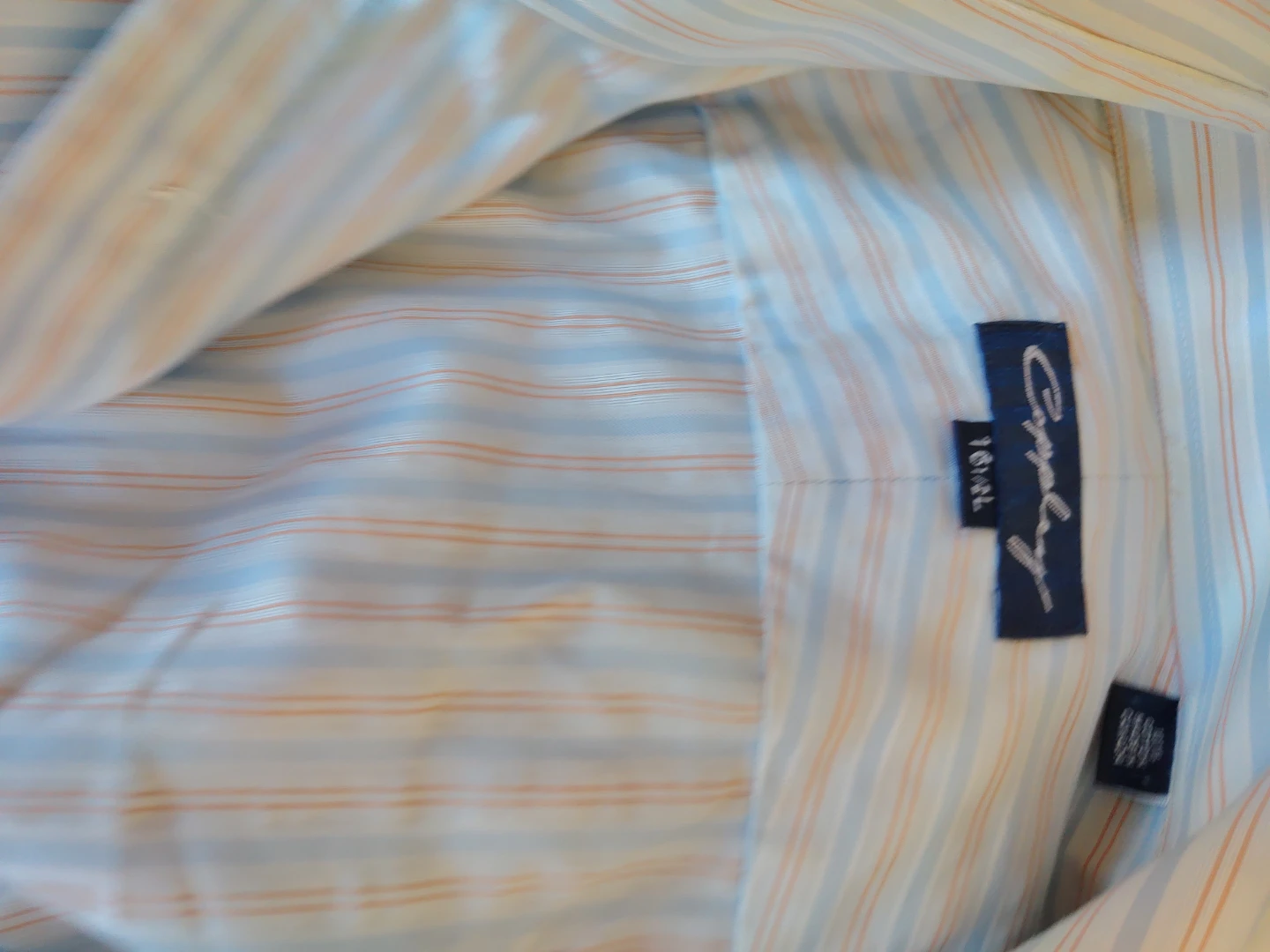 Copperley striped button-down shirt, size 16 1/2 - photo 2