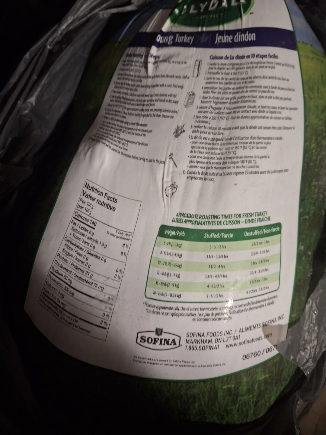 Frozen Turkey:  larger sizes - photo 4