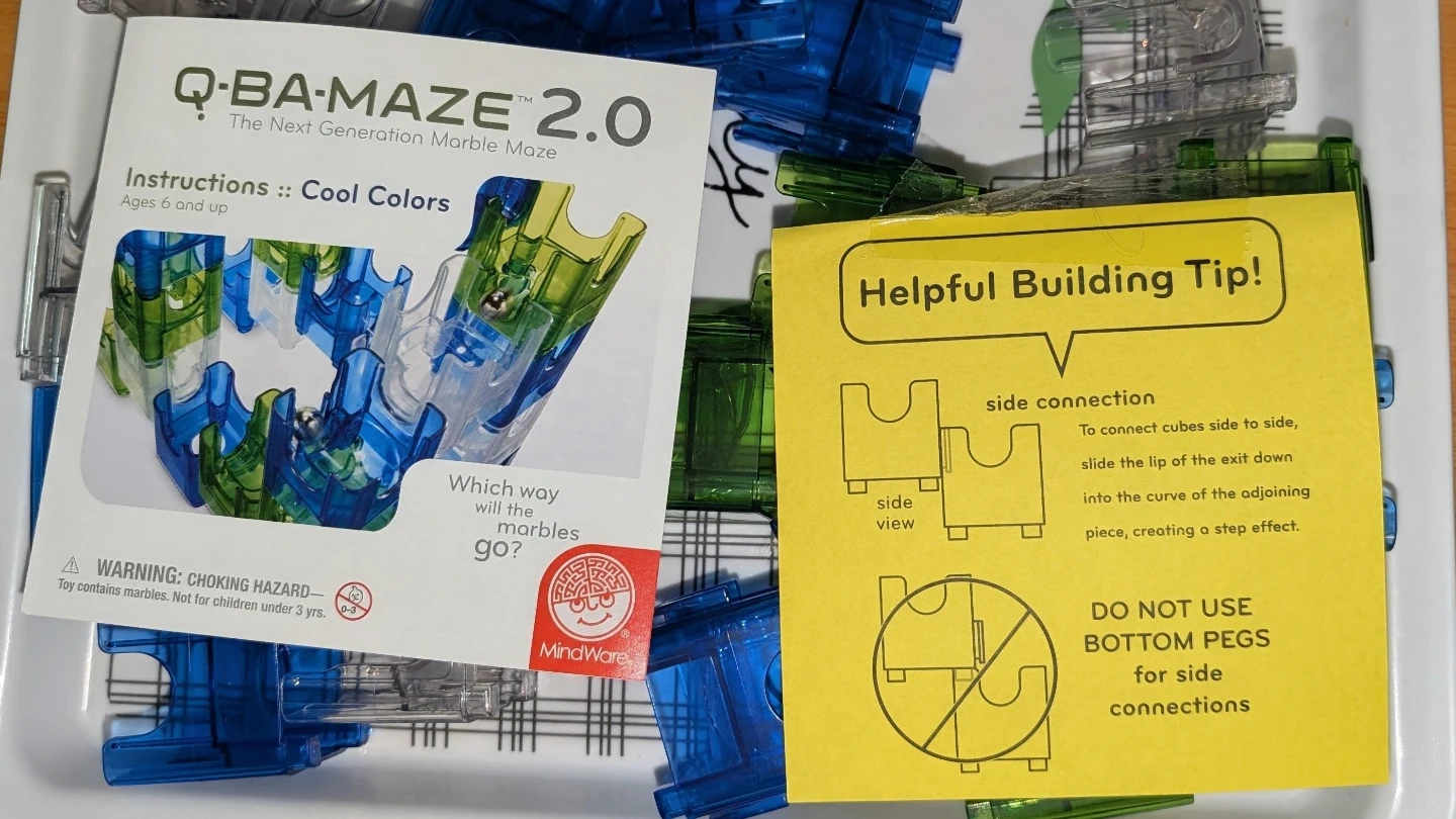 MindWare Q-BA-MAZE 2.0 Cool Colors Starter Box - photo 4
