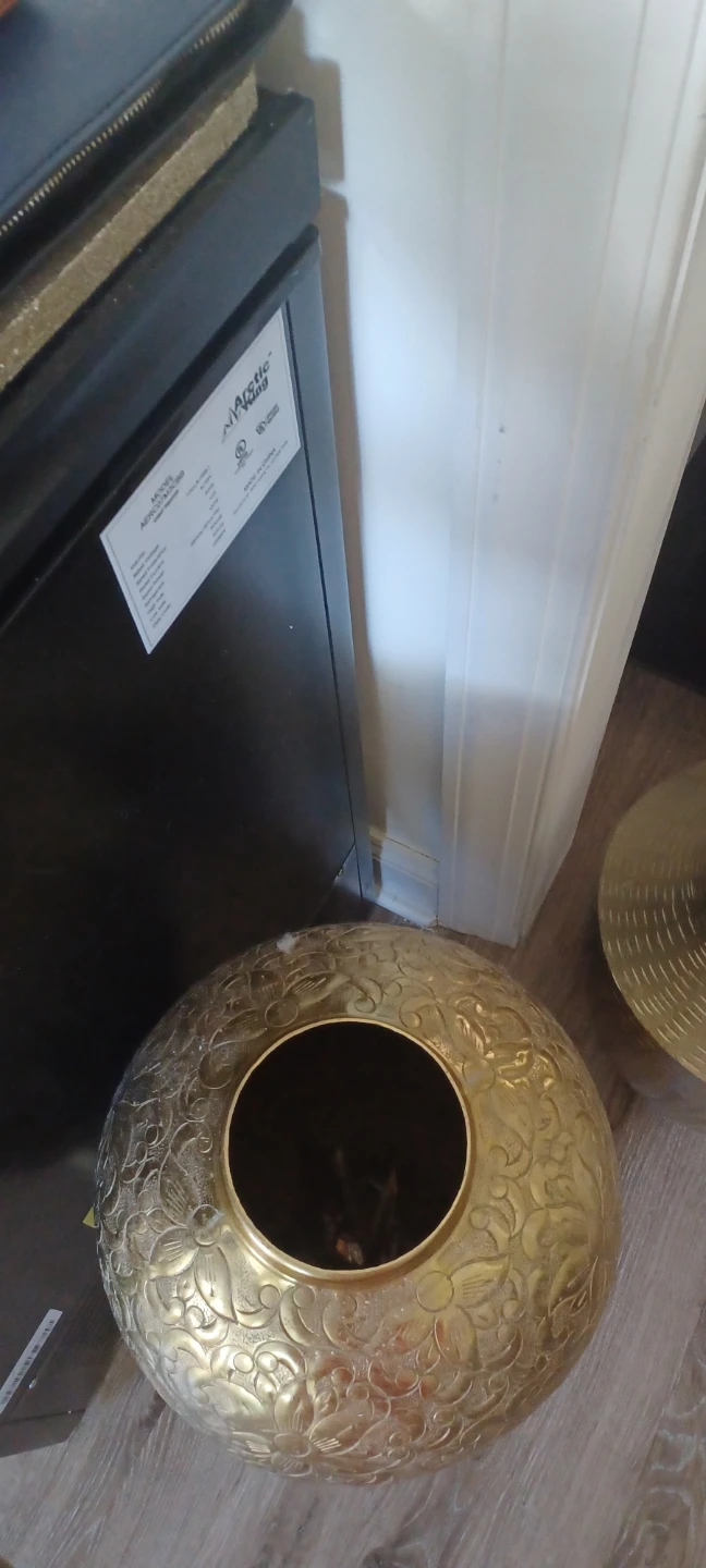 Decorative Gold Metal Urn - photo 3