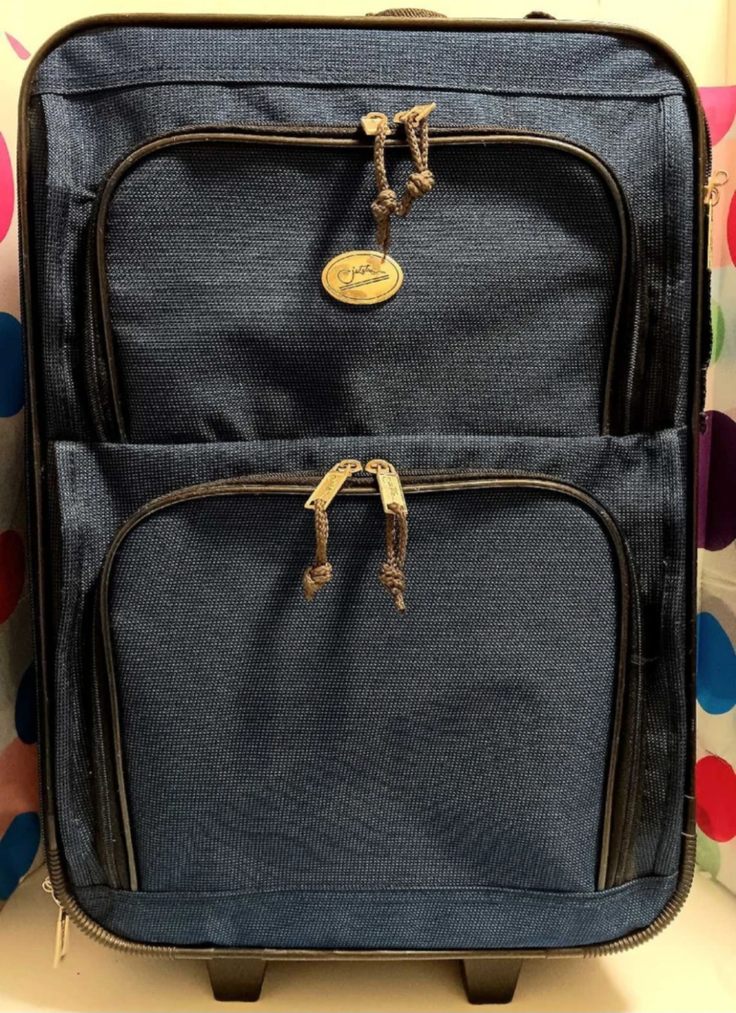 🧳Navy Blue Rolling Zippered Suitcase🧳 - photo 3