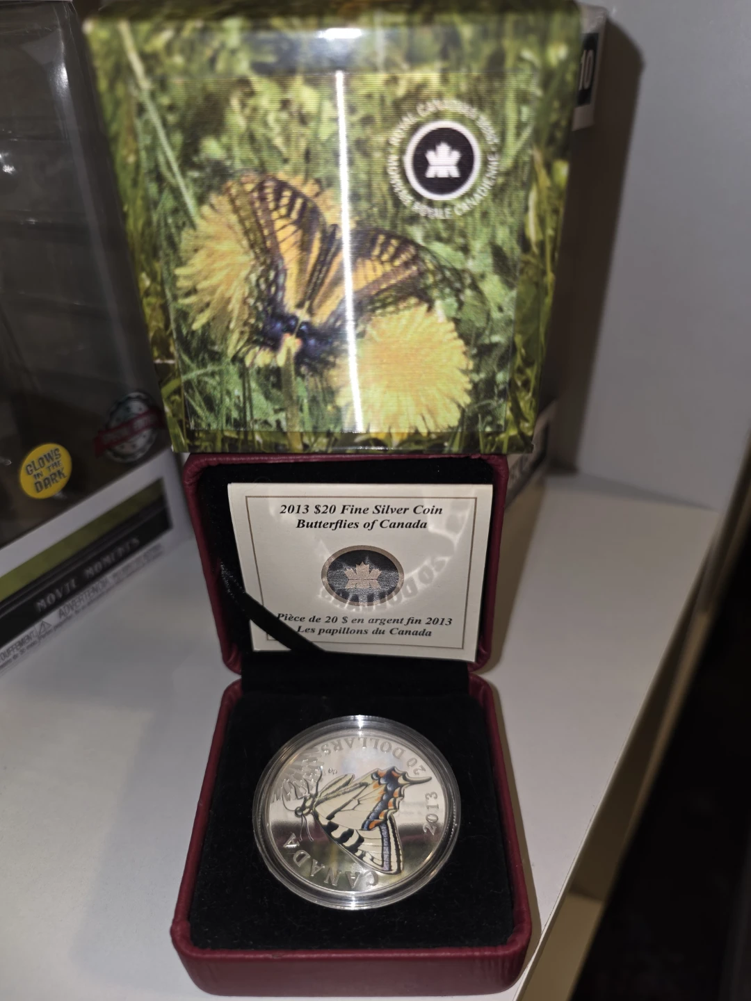 2013 $20 Fine Silver Coin Butterflies of Canada - photo 2