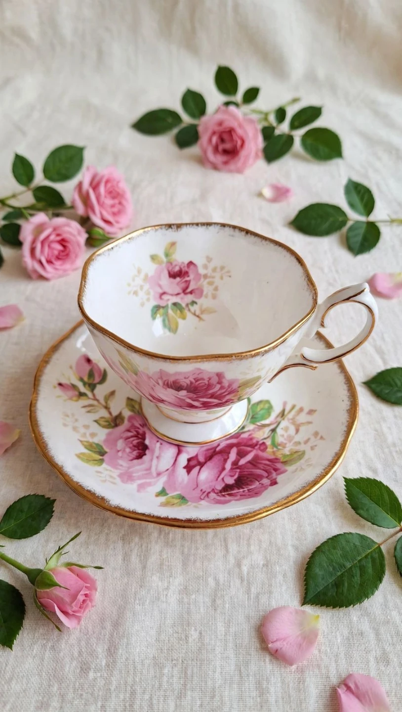 Royal Albert American Beauty Teacup and Saucer - photo 2
