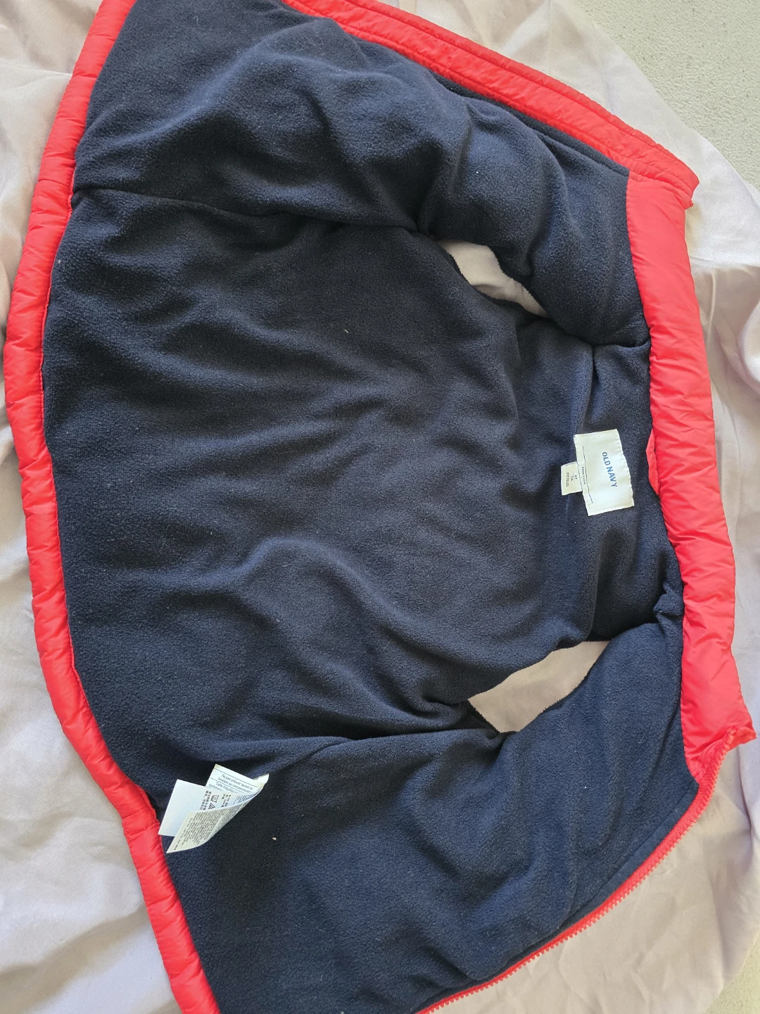 Old Navy Kids Red Puffer Vest