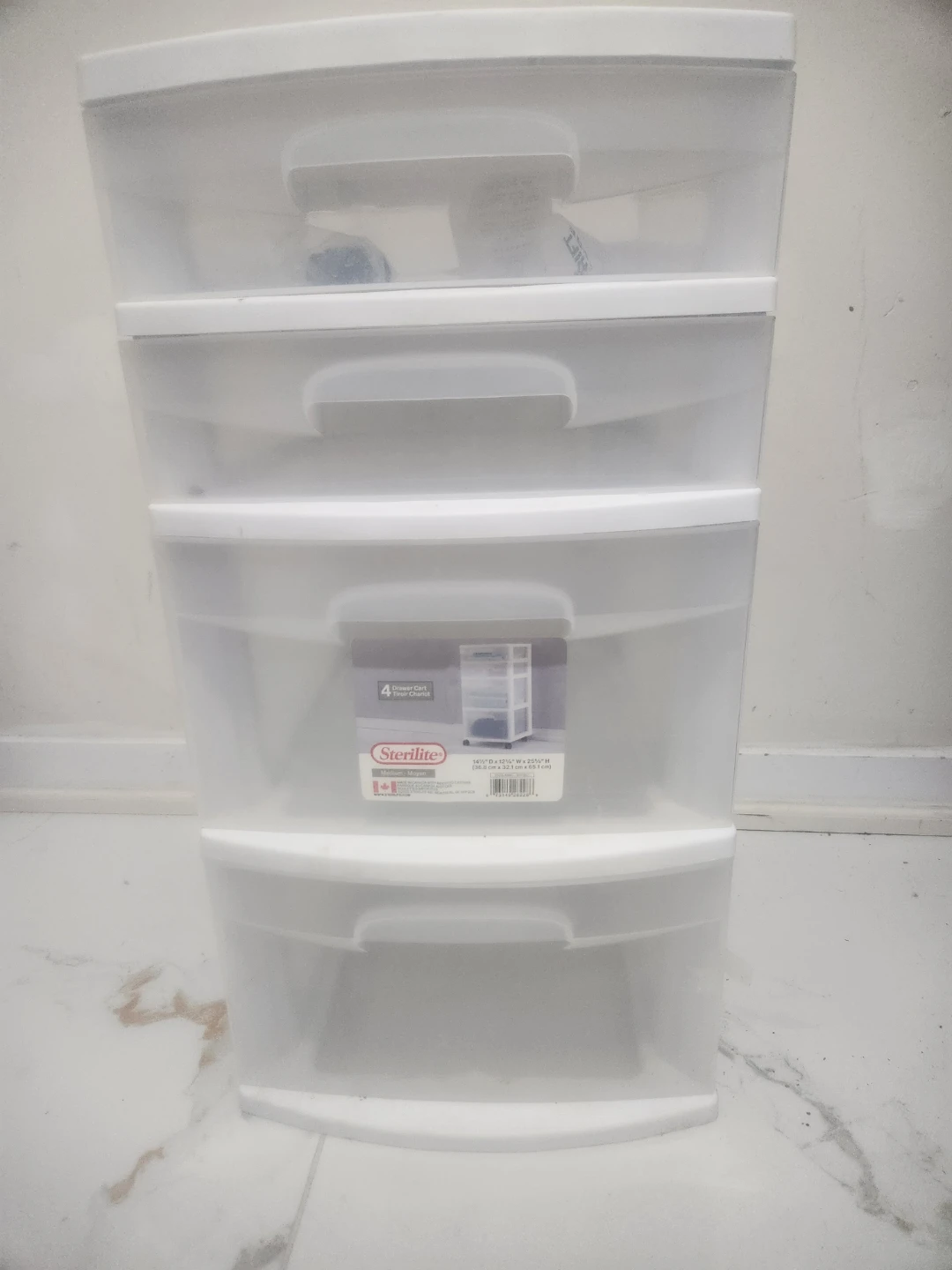 Sterilite 4-Drawer Medium Cart - photo 2
