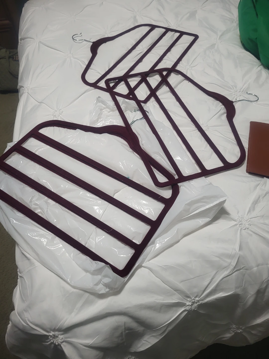 3 sets of velvet hangers
