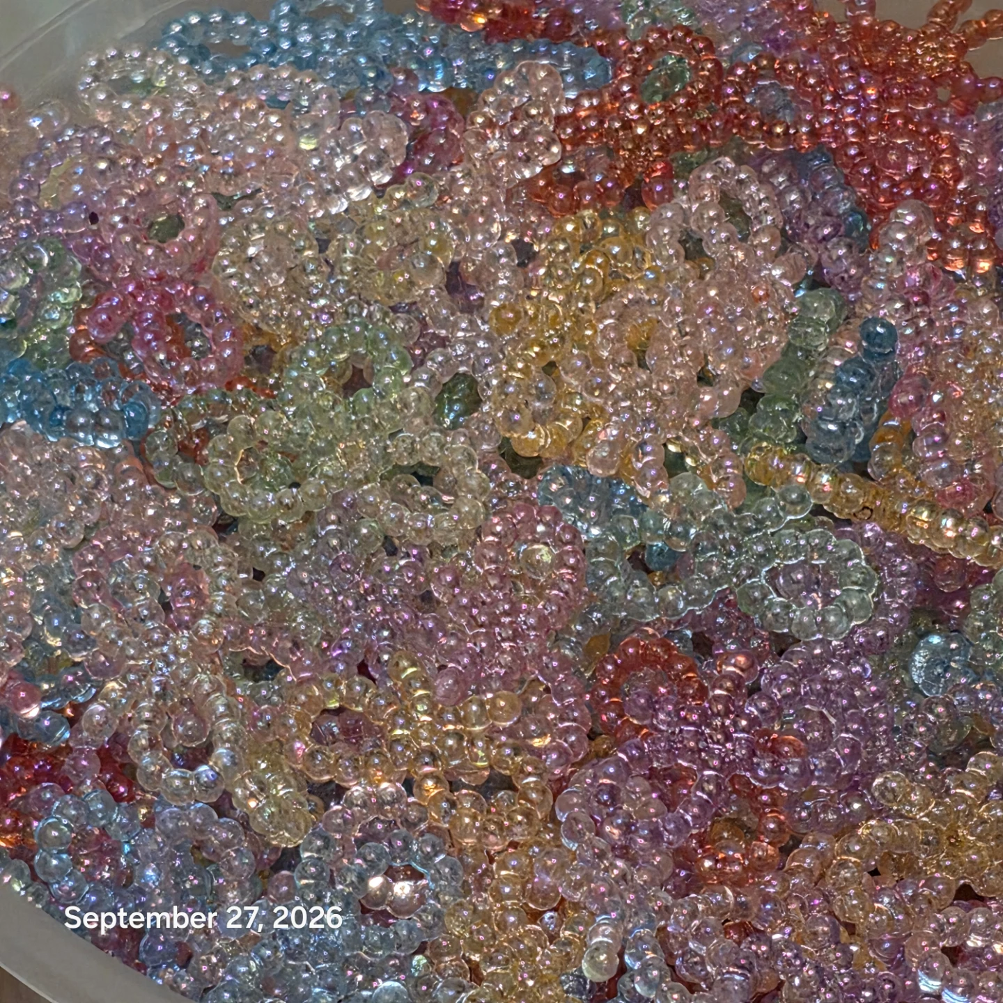Assorted Multi-Coloured Flower and Rose Beads - photo 4