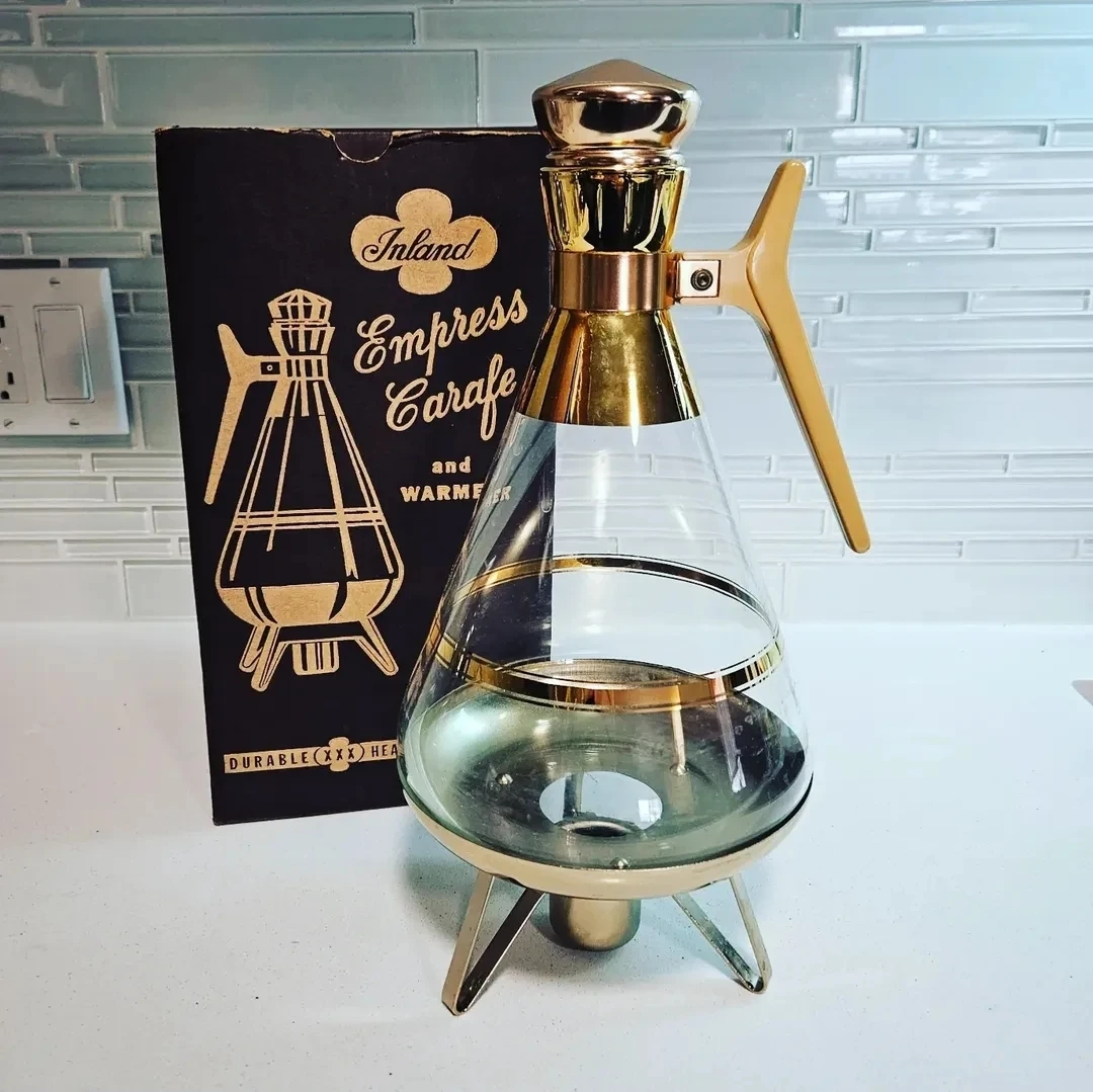 Gorgeous vintage Empress carafe & warmer