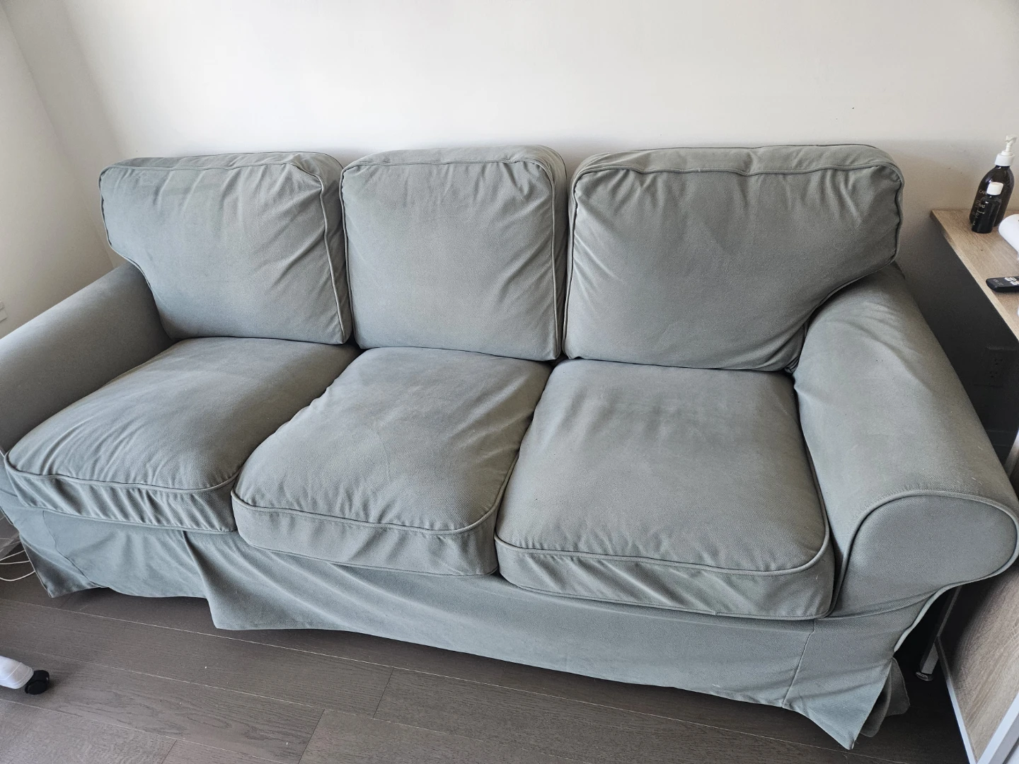 IKEA UPPLAND Sofa in Hakebo gray/green