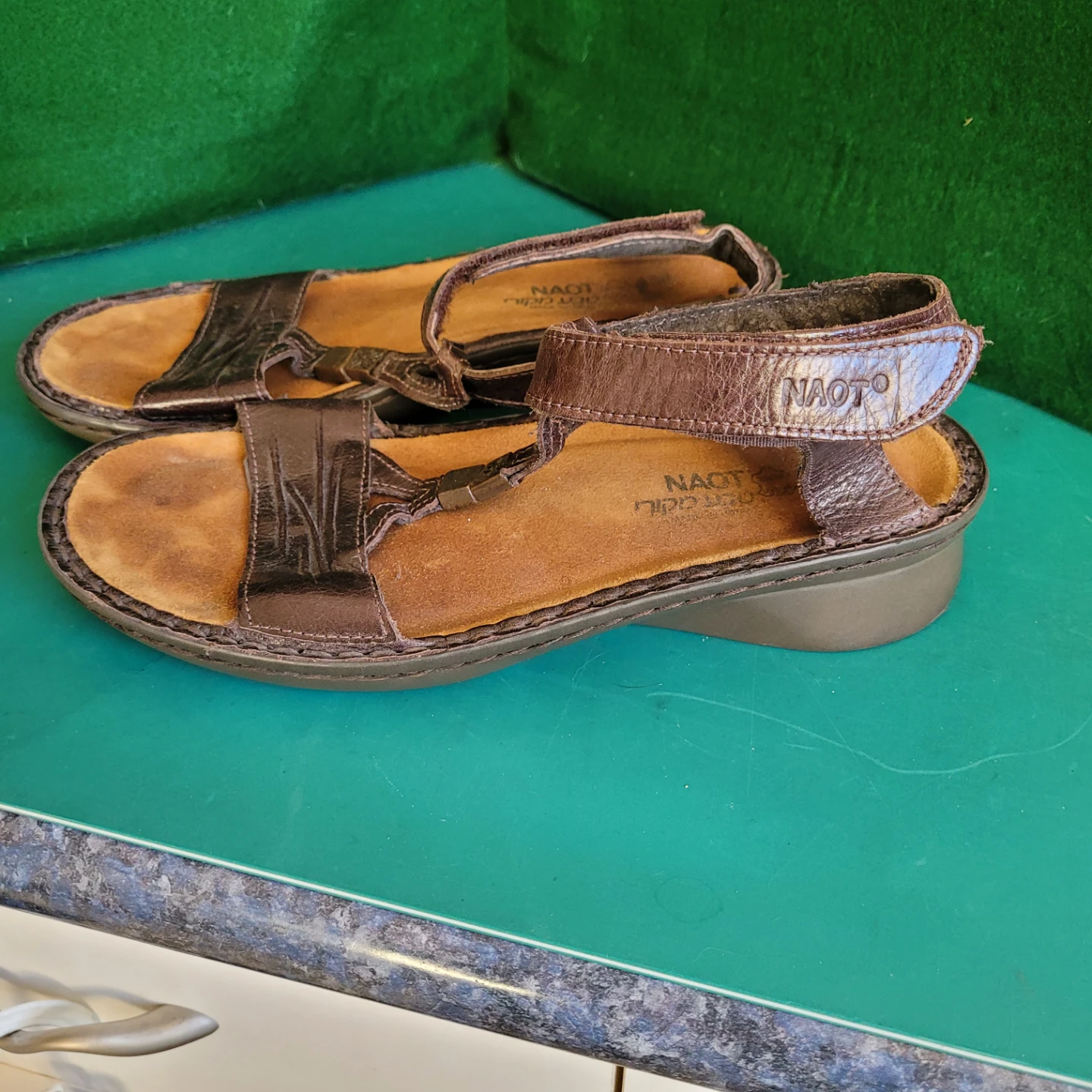 Naot Brown Leather Sandals - photo 4