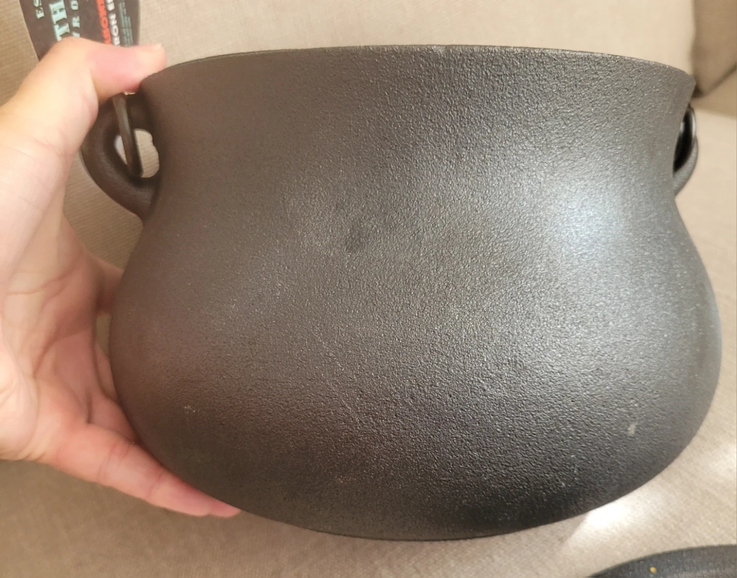 Smith & Clark Pre-Seasoned Cast Iron Cauldron 3.7L - photo 4