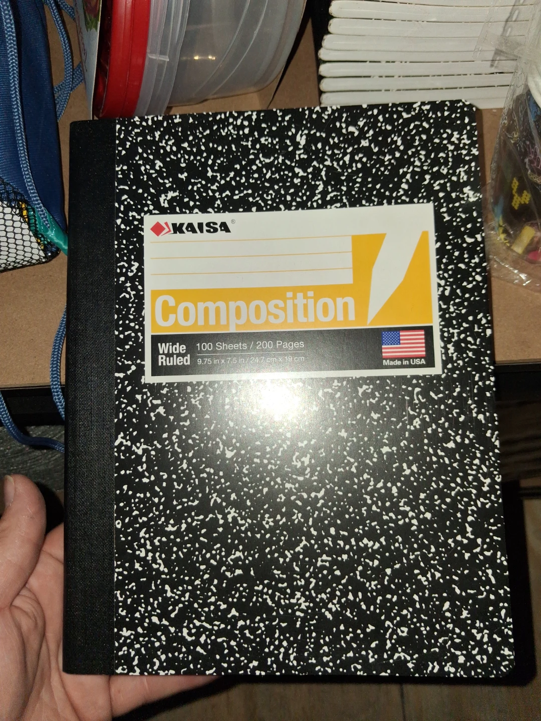 KAISA Composition Notebook Wide Ruled