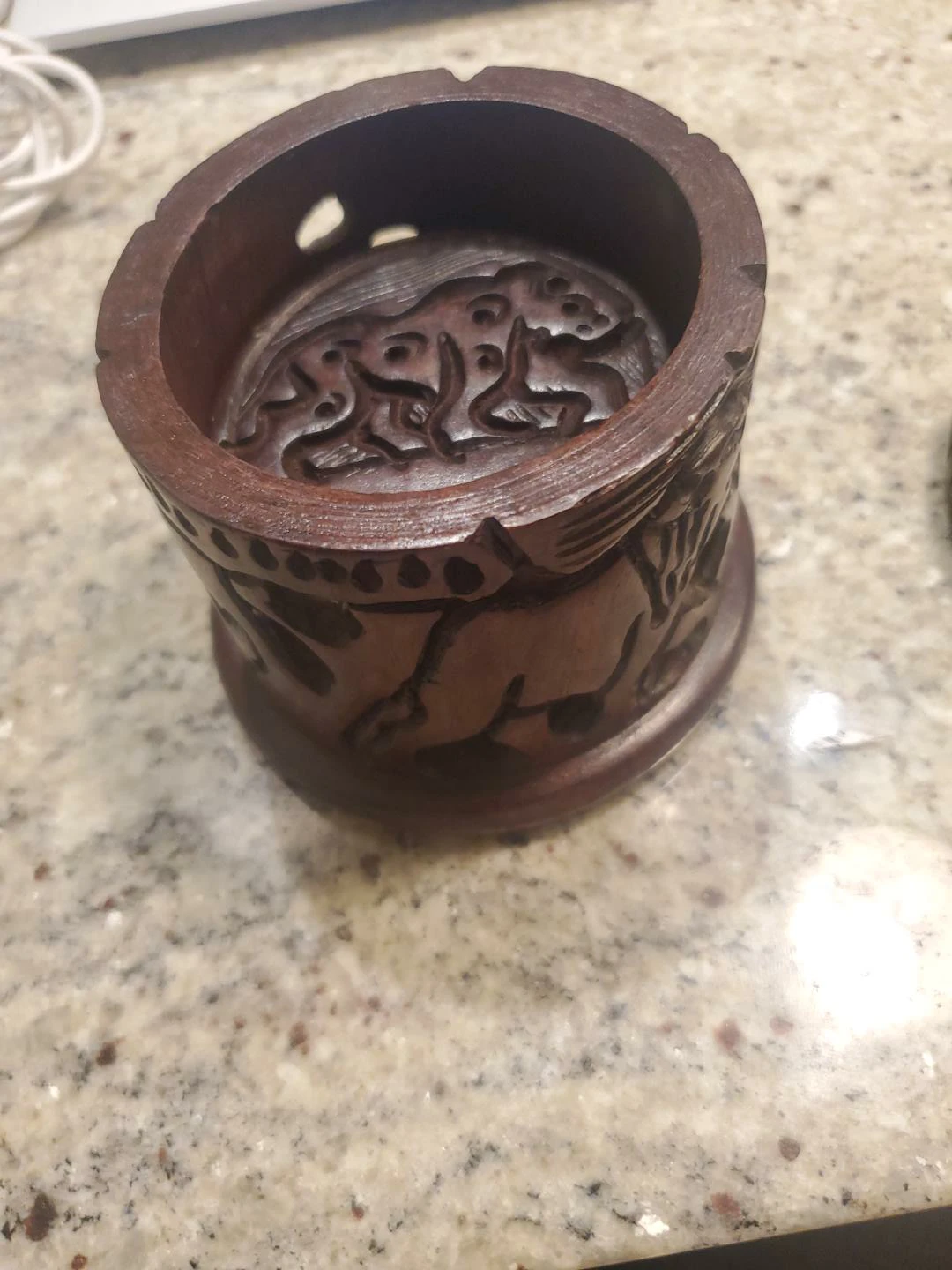 African Coaster / Candle Holder Set - photo 3