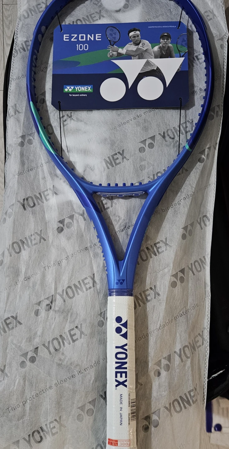 Brand new Yonex Ezone 100 8th gen tennis racquet - Size 2