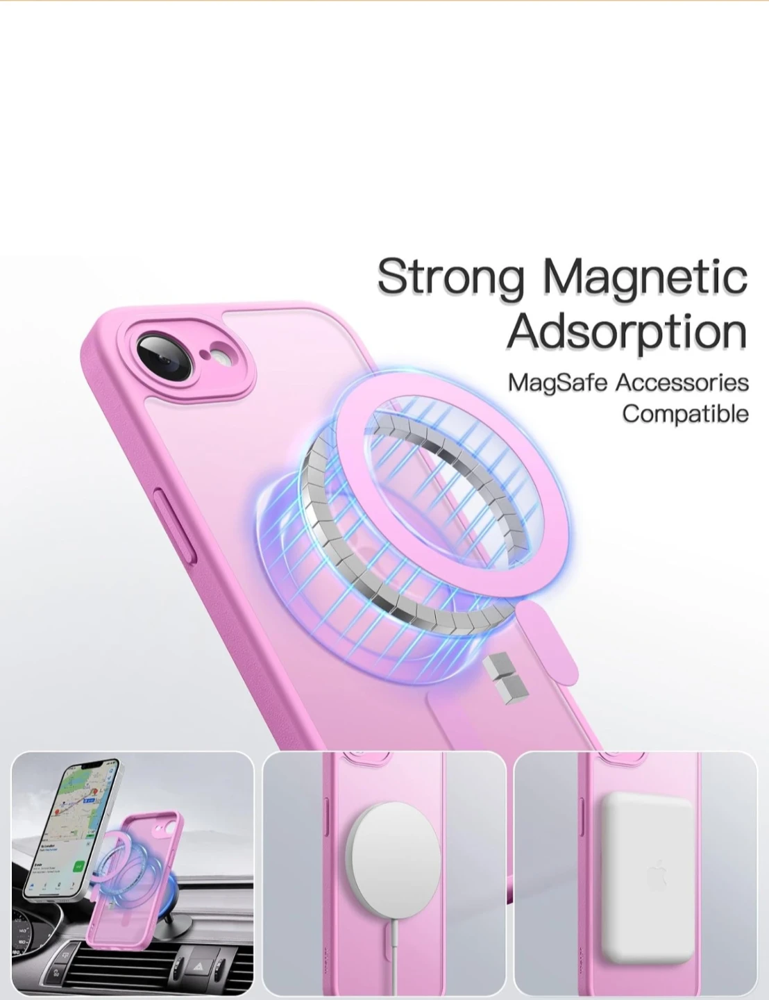 JETech MagSafe Case for iPhone 17e/16e - photo 3