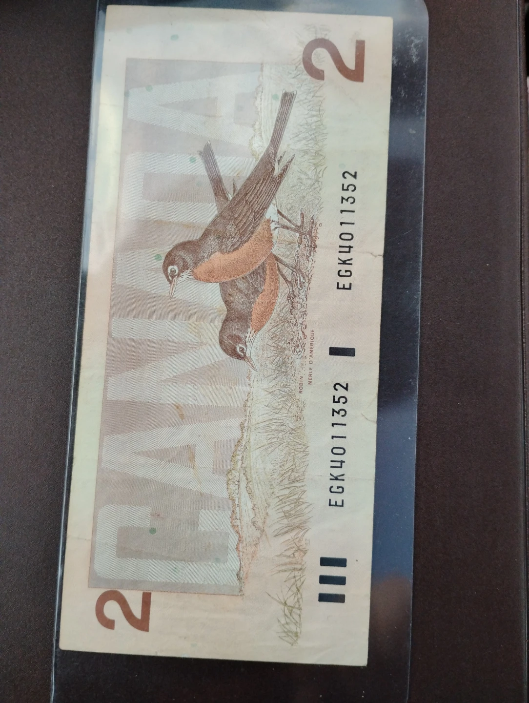 1986 Canadian Two Dollar Banknote - photo 2
