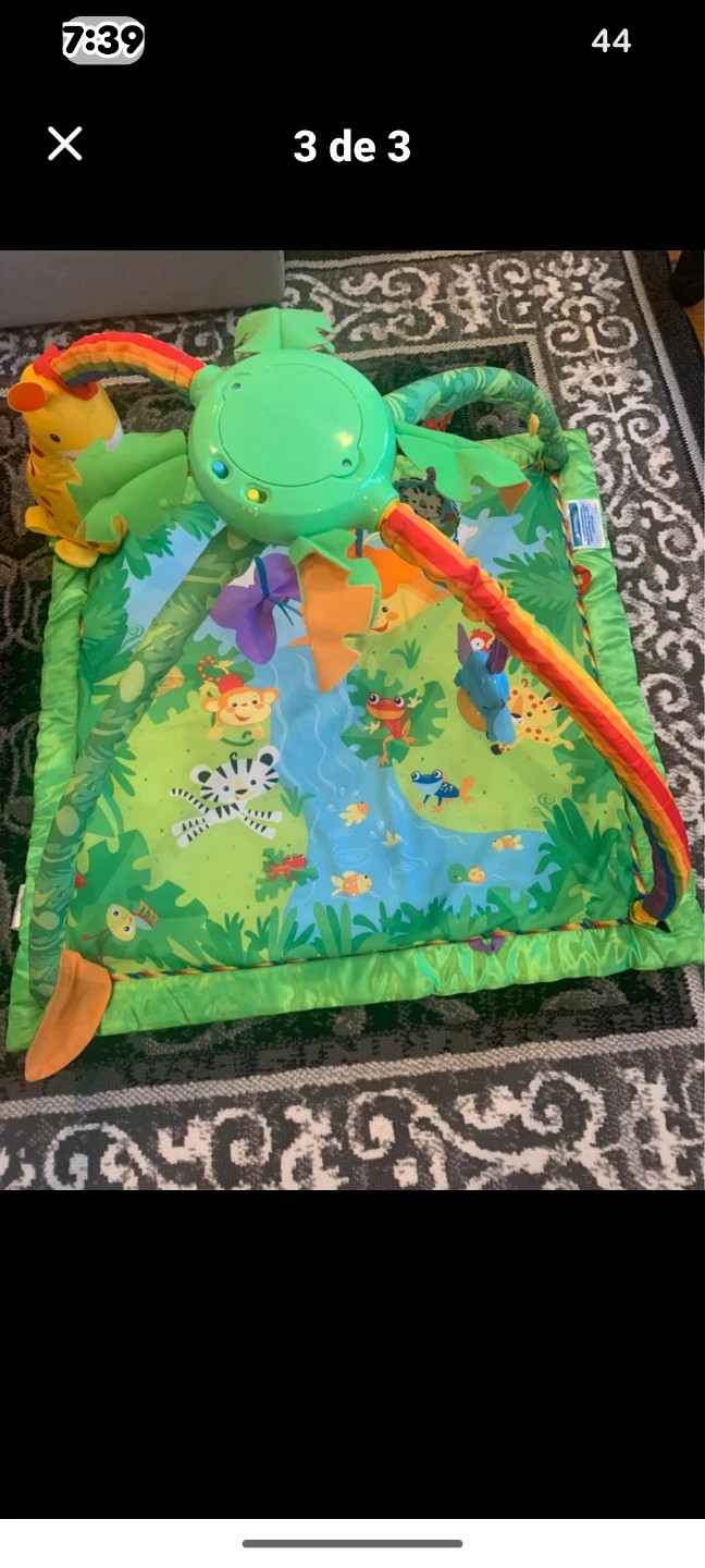 Fisher-Price Rainforest Musical Baby Gym - photo 3