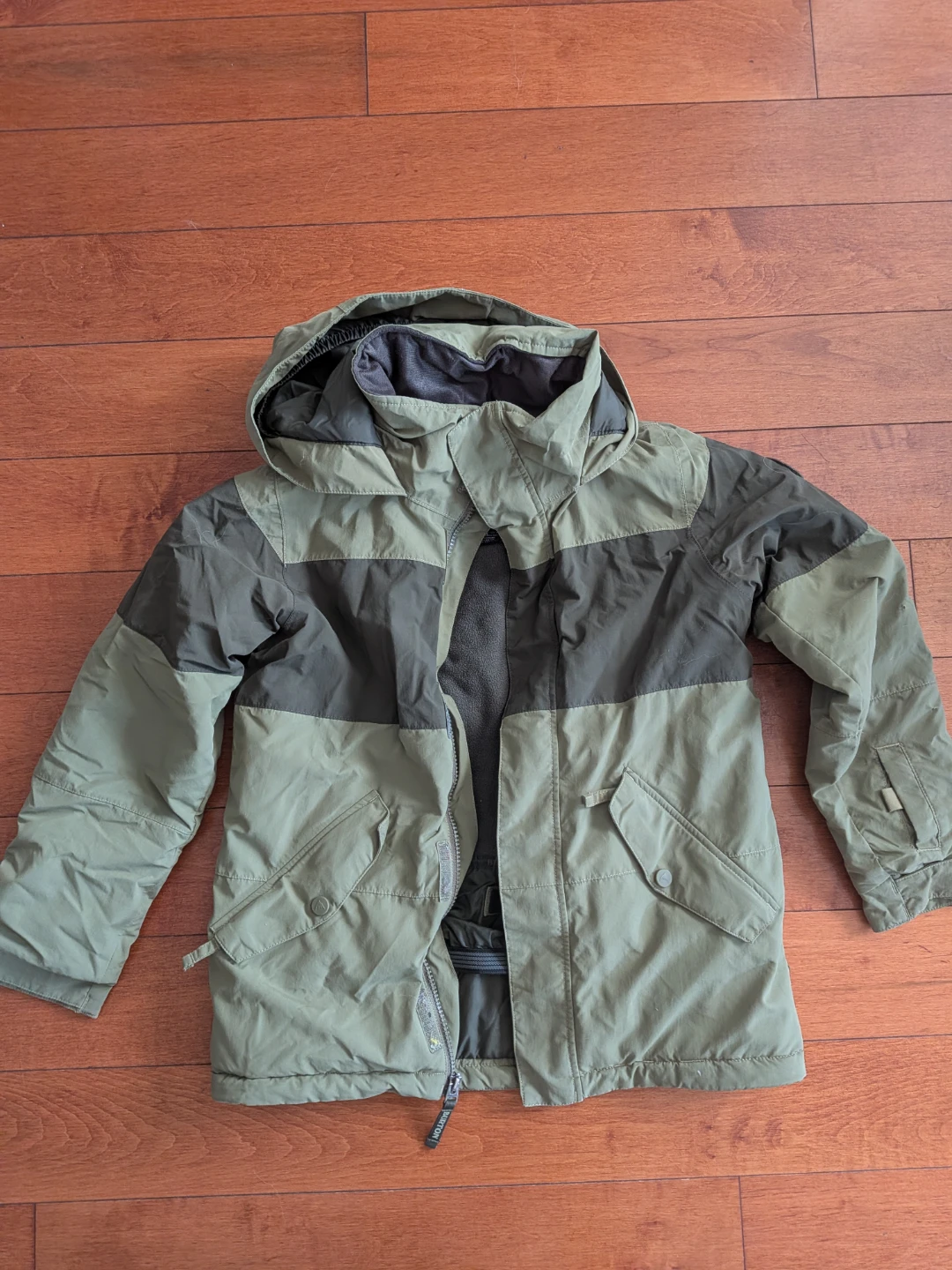 Burton Kids Winter Jacket Olive Green