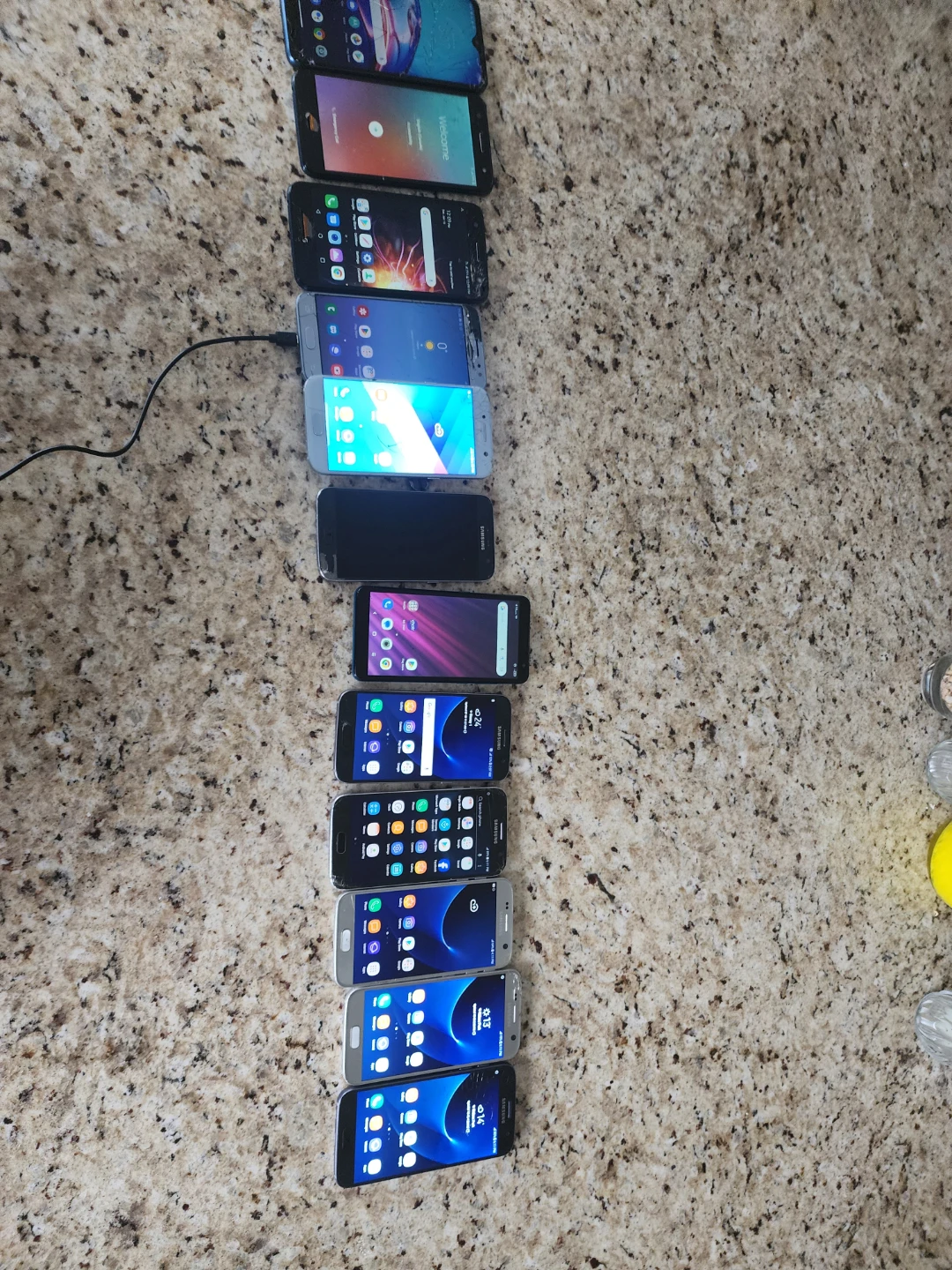 Assorted Smartphone Collection s7 LG power 3 a5 a4 alcatel