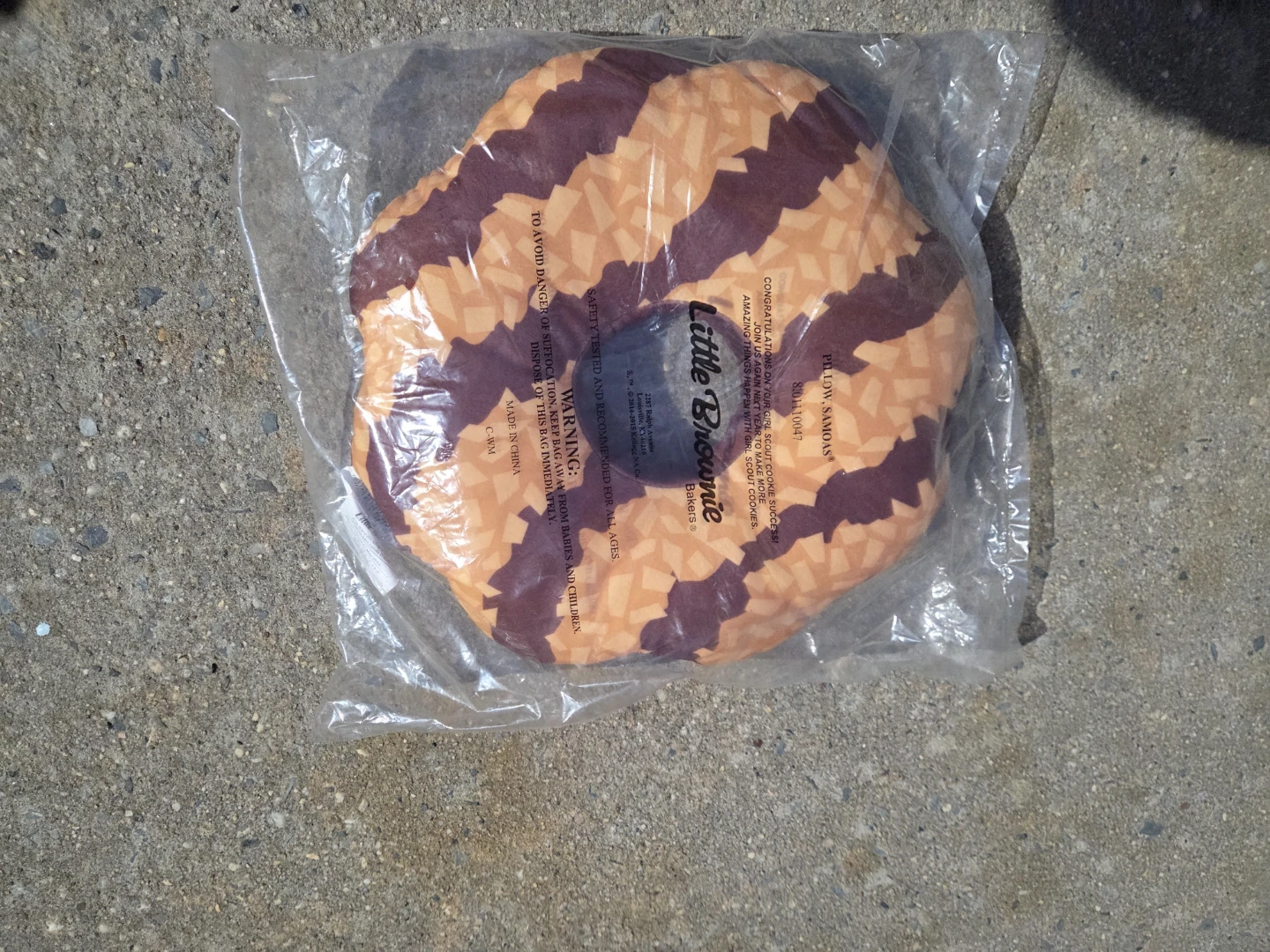 Little Brownie Bakers Samoa Cookie Pillow