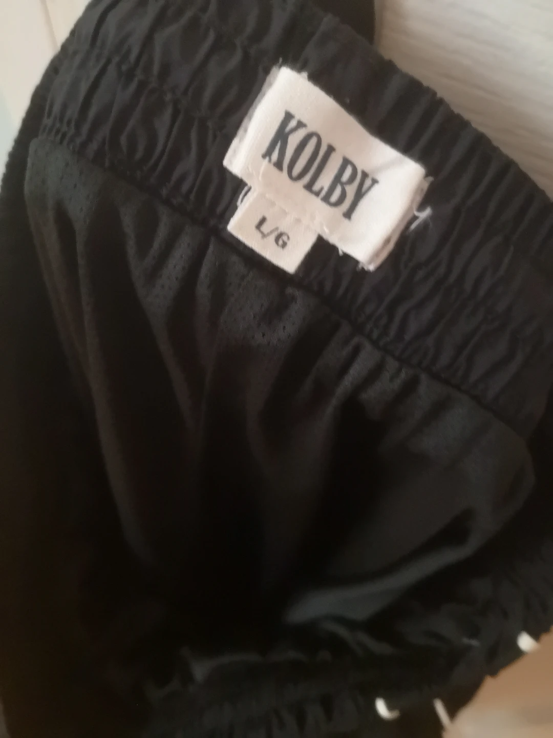 New Black Track Pants L/G