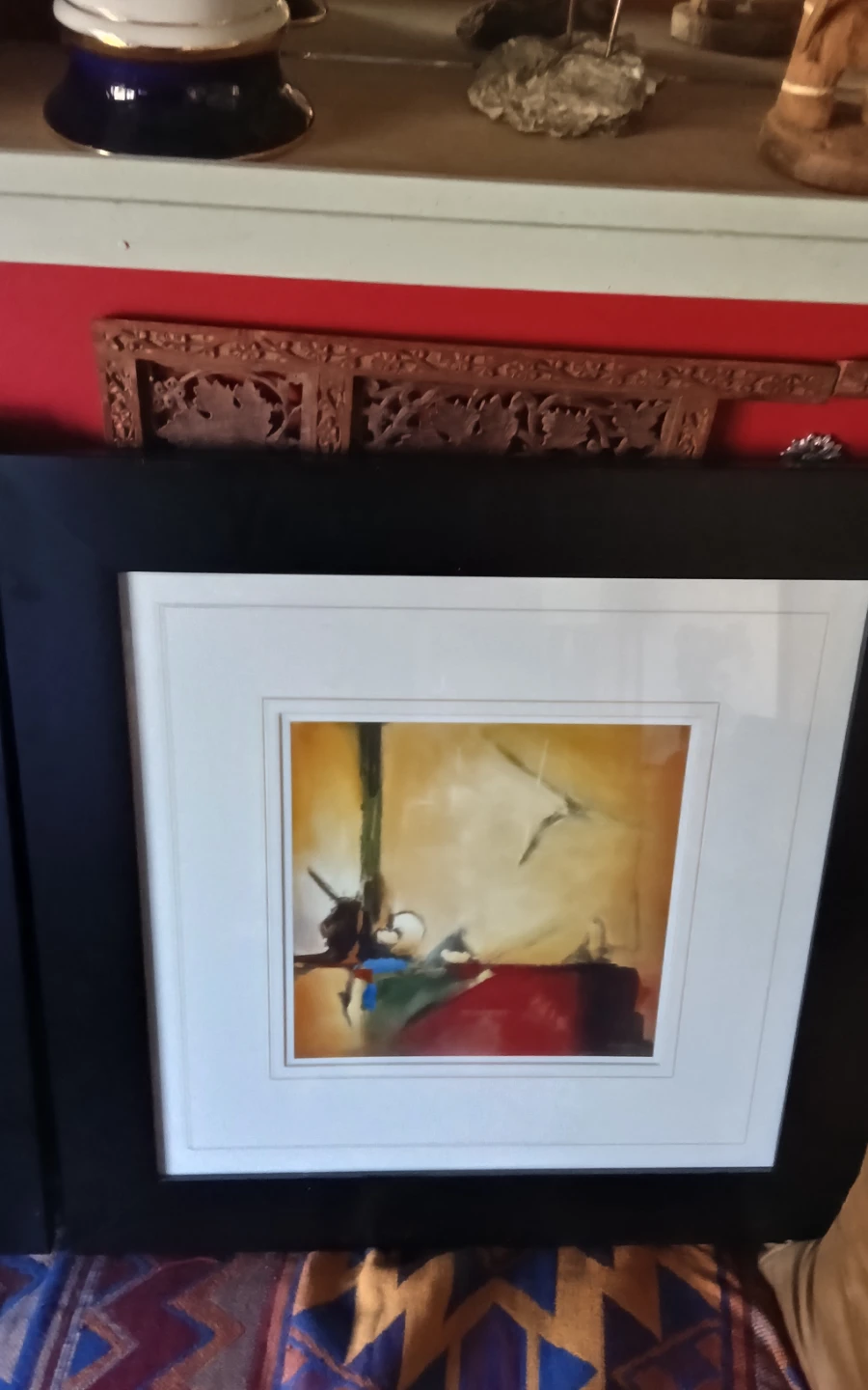 PAIR: Noah Li-Leger Signed Framed Abstract Prints - photo 4