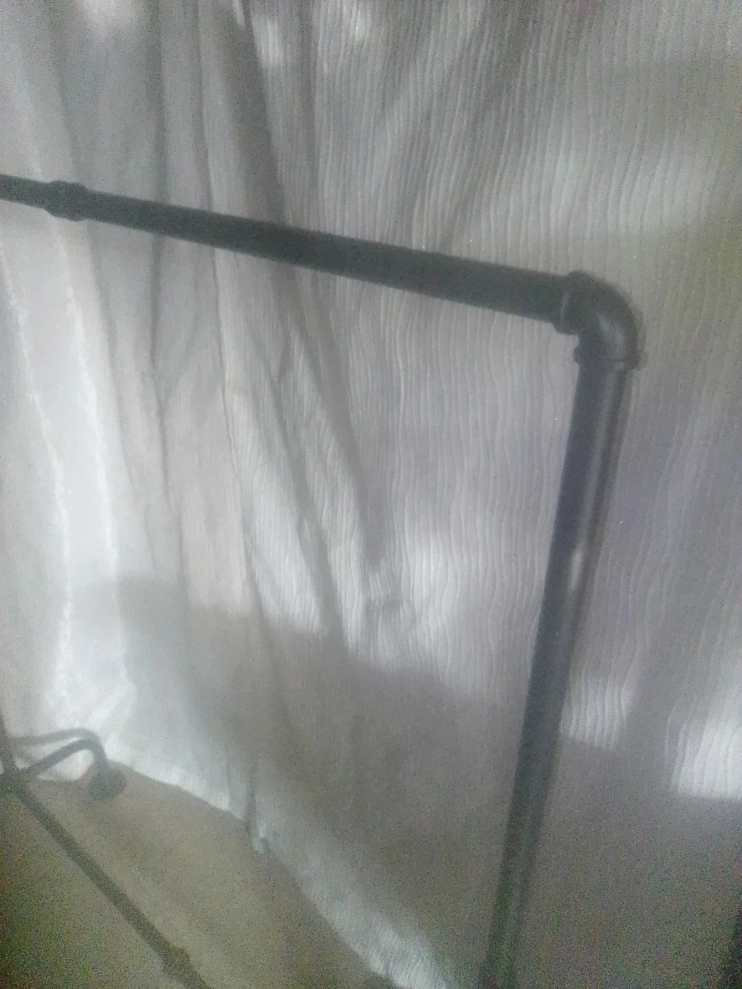 Industrial Style Metal Clothing Rack - photo 2