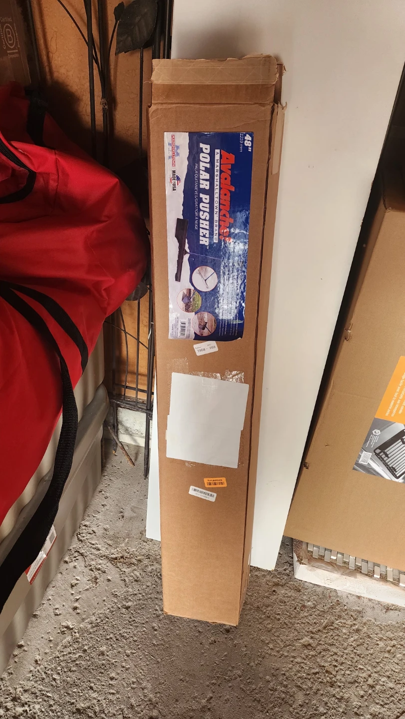 Marshalltown Avalanche 48-inch Polar Pusher Snow Shovel