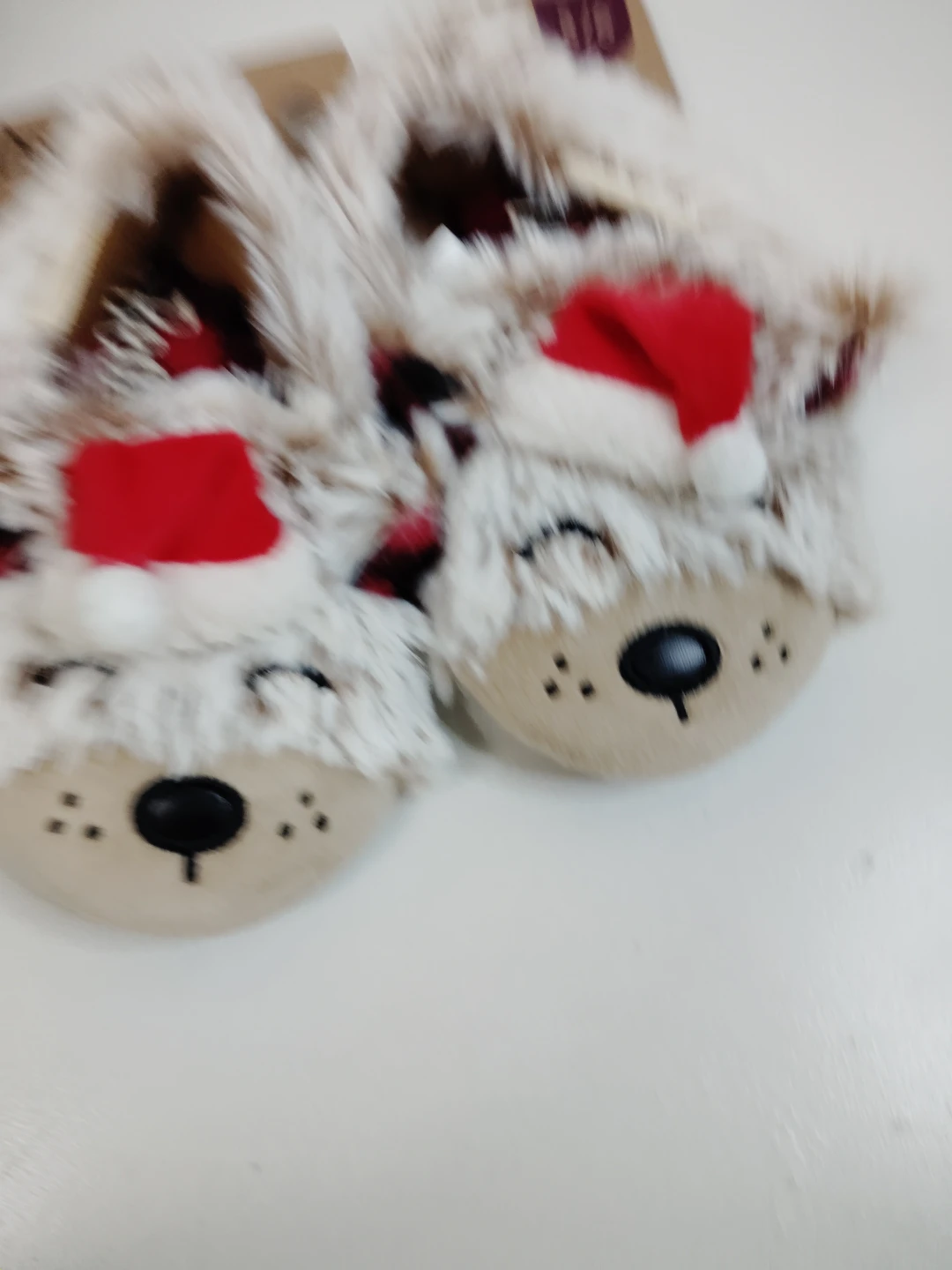 Dearfoams Lil Bear Holiday Slippers Size 5/6 - photo 2