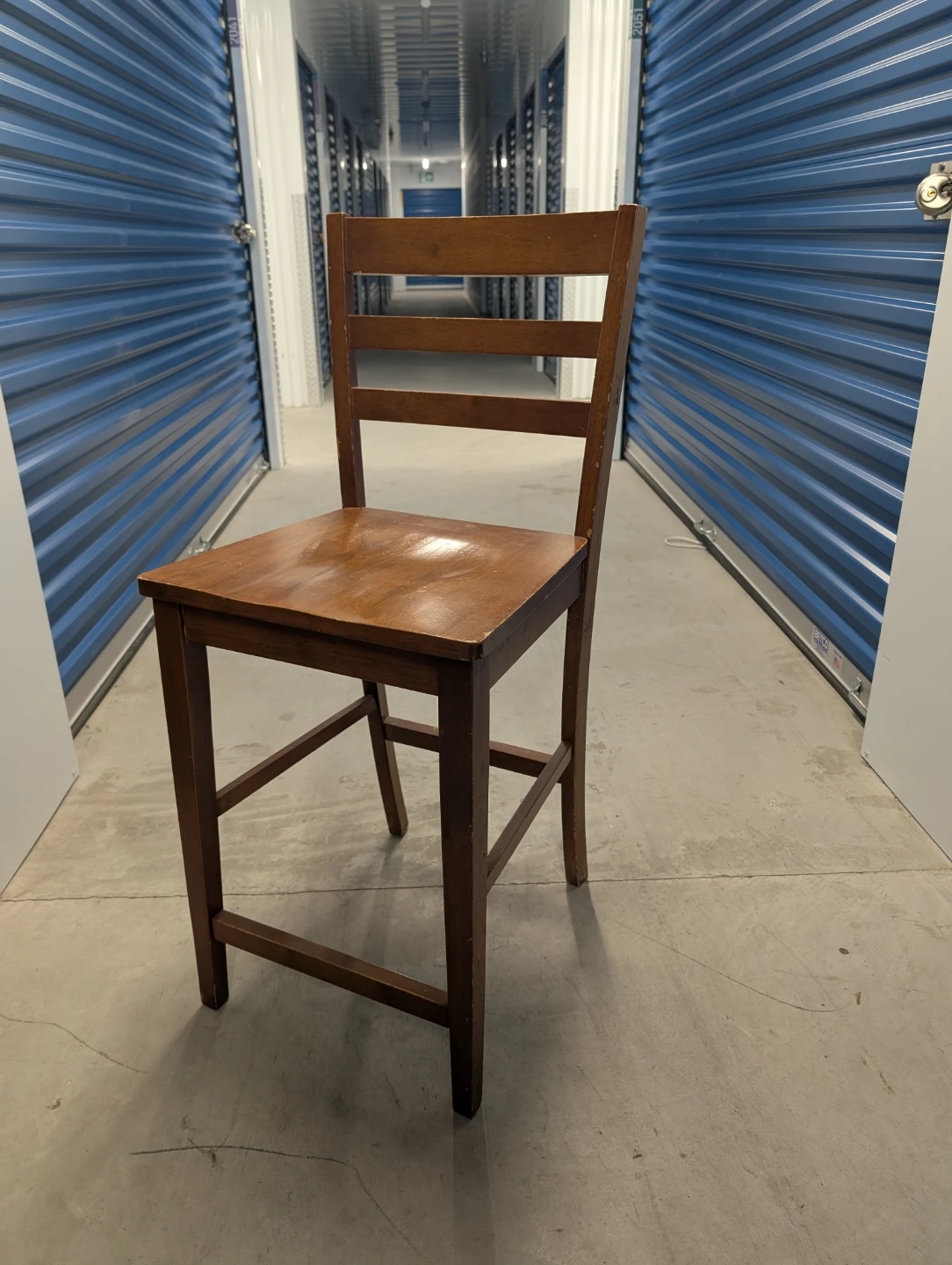 Wooden Counter Height Bar Stool - photo 2