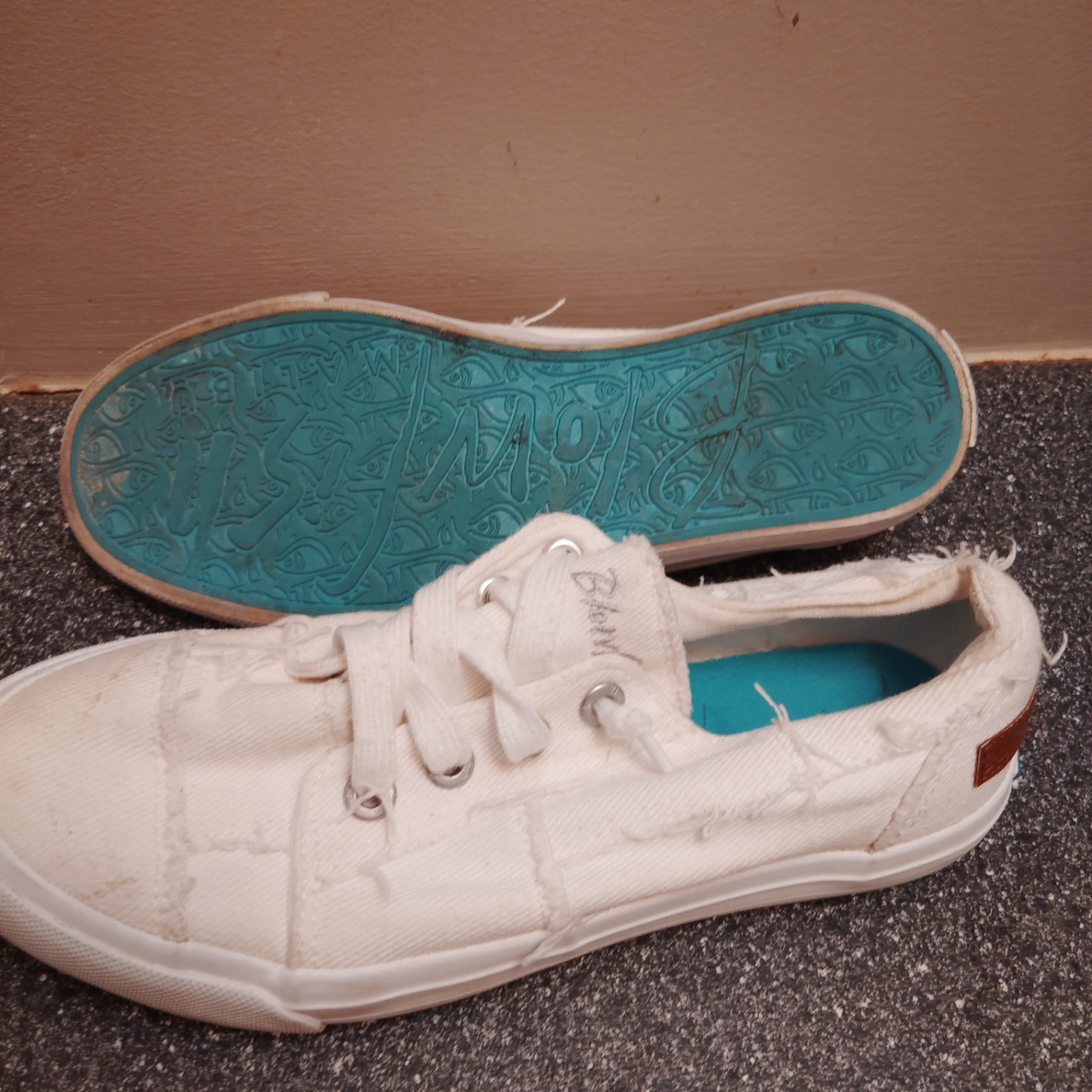 Blowfish Malibu White Canvas Sneakers - photo 5