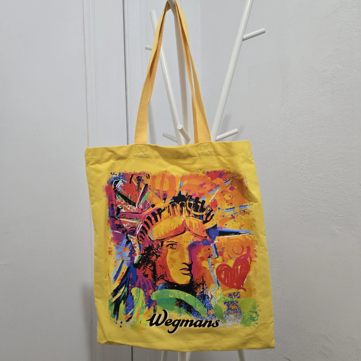 Wegmans Colorful Canvas Tote Bag