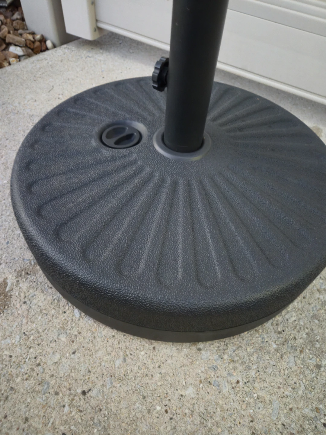 Patio Umbrella Stand Base – Fillable Weighted Base - photo 3