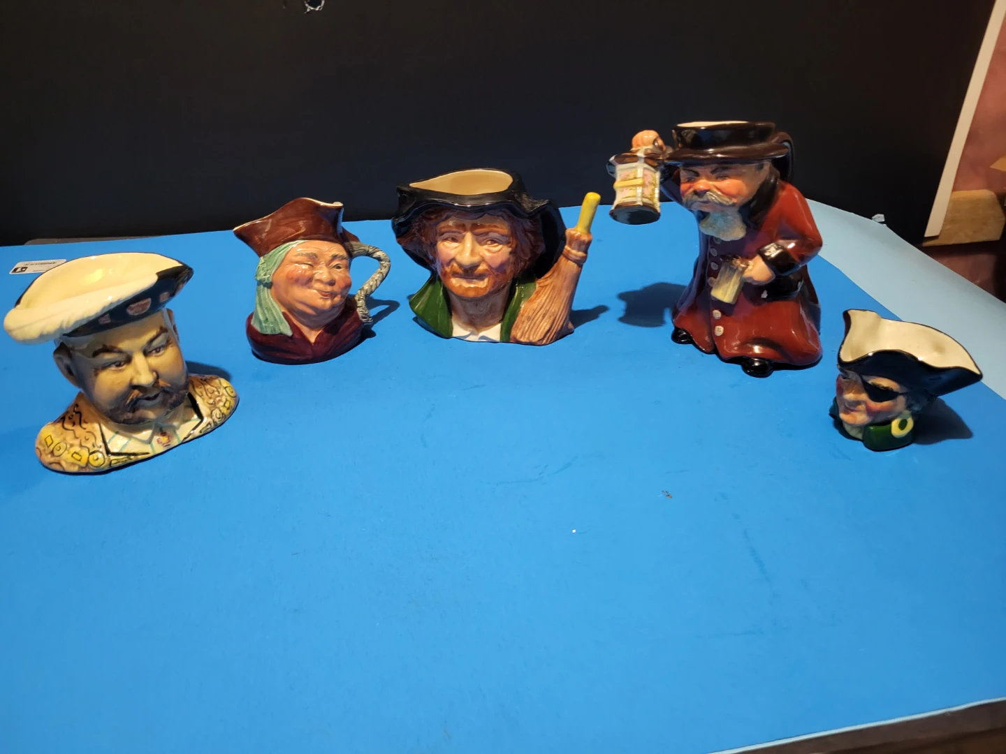 Vintage Wedgwood Character Jugs Set