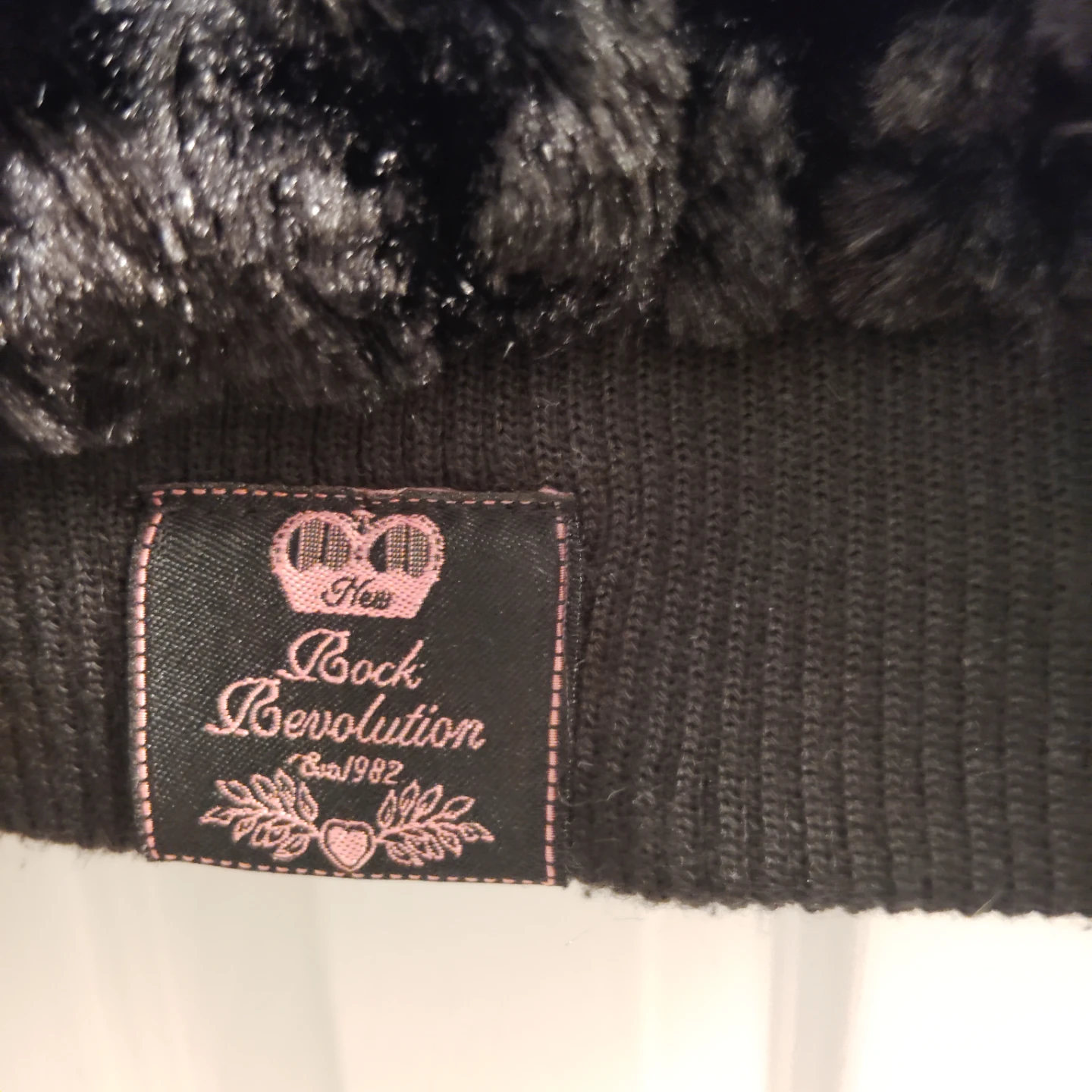 Rock Revolution Black Faux Fur Hooded Jacket - photo 4