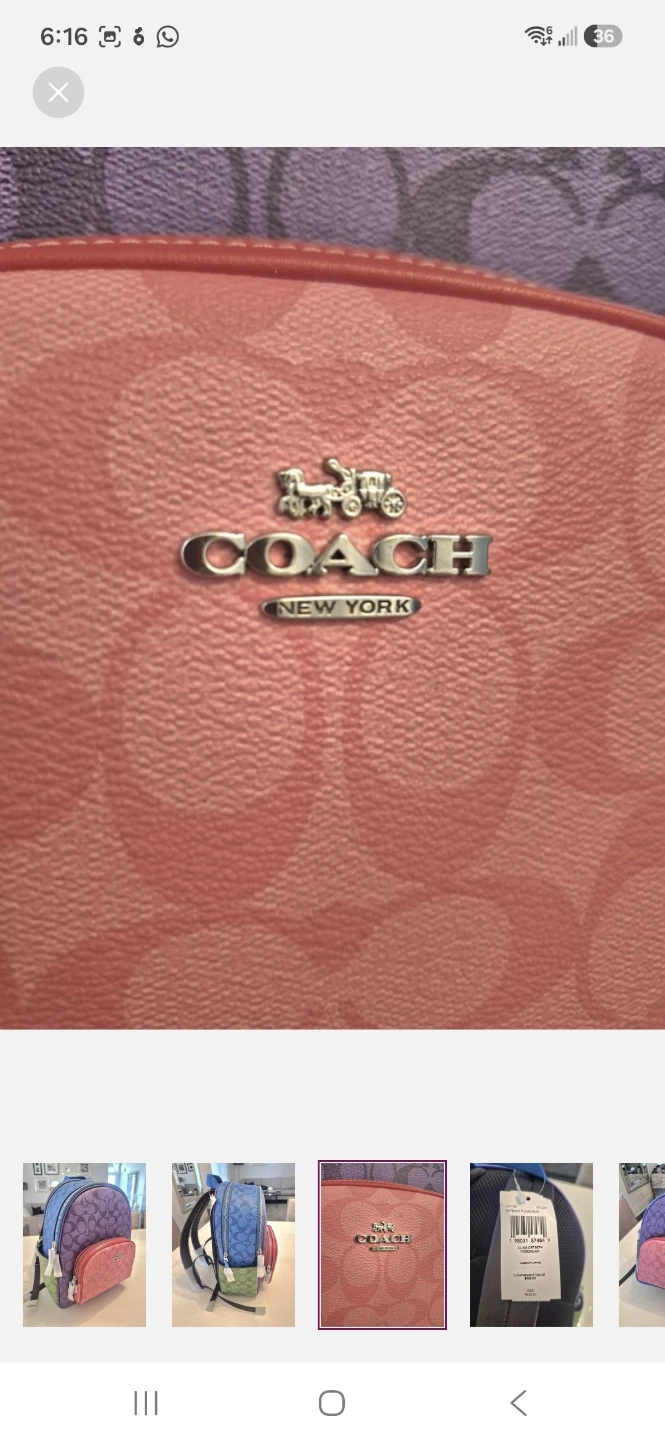 Coach Signature Court Backpack Multicolor - photo 3