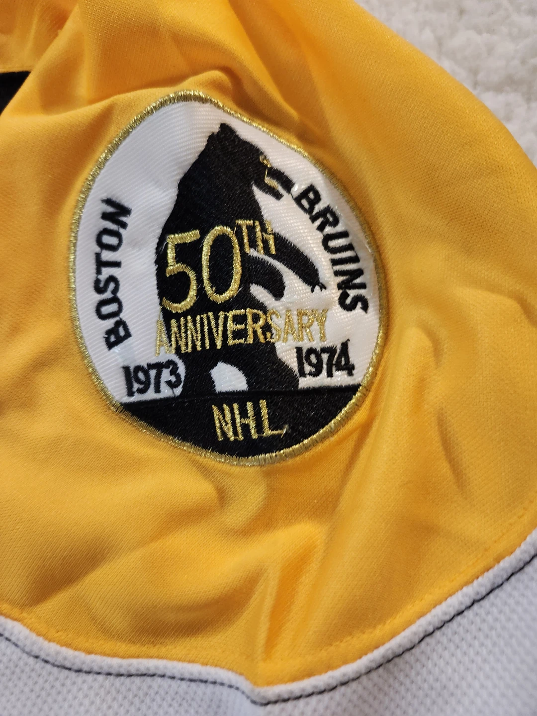 CCM Bobby Orr Boston Bruins Vintage Hockey Jersey - photo 2