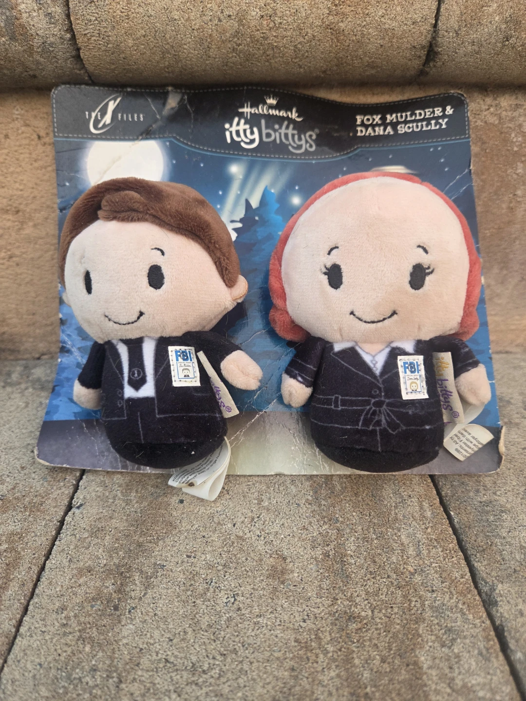 Hallmark Itty Bittys The X-Files Fox Mulder & Dana Scully Set