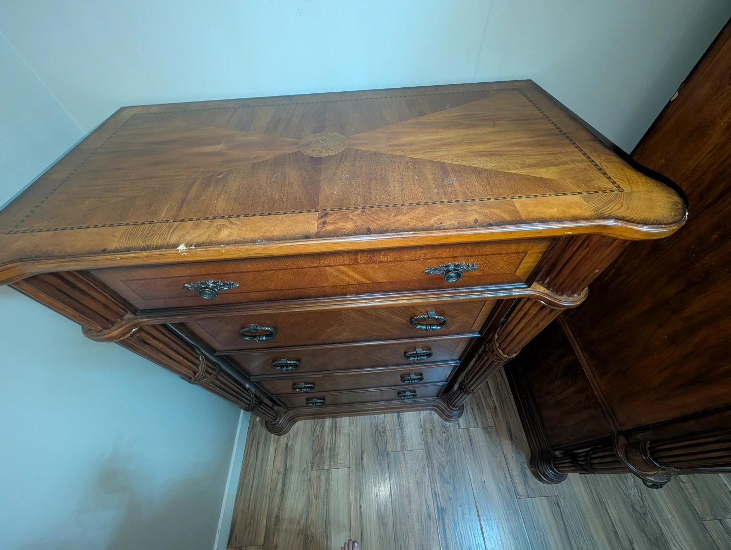 6pc Vintage Bedroom Furniture Set - photo 5