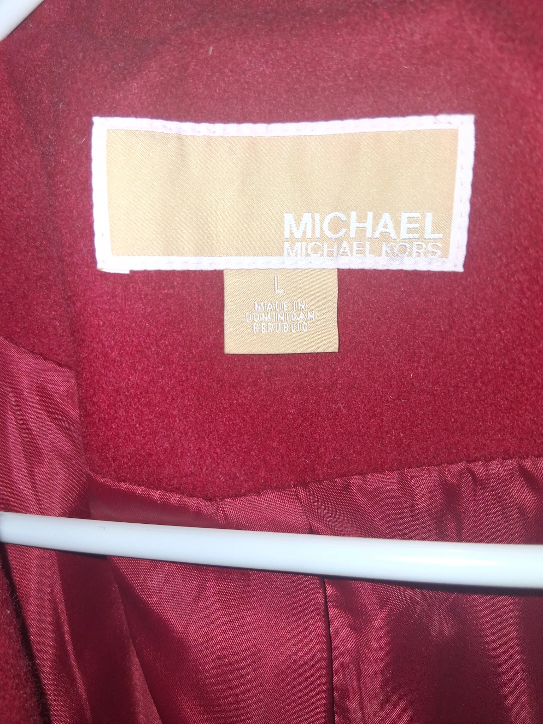 Michael Kors Red Wool Trench Coat - photo 2
