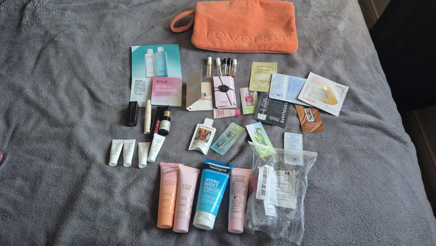 Assorted Skincare and Beauty Sample Collection