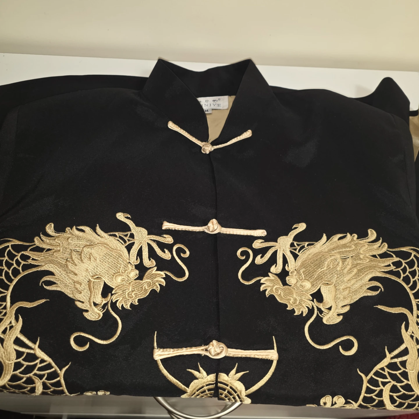Miniye Black Dragon Embroidered Jacket - photo 2
