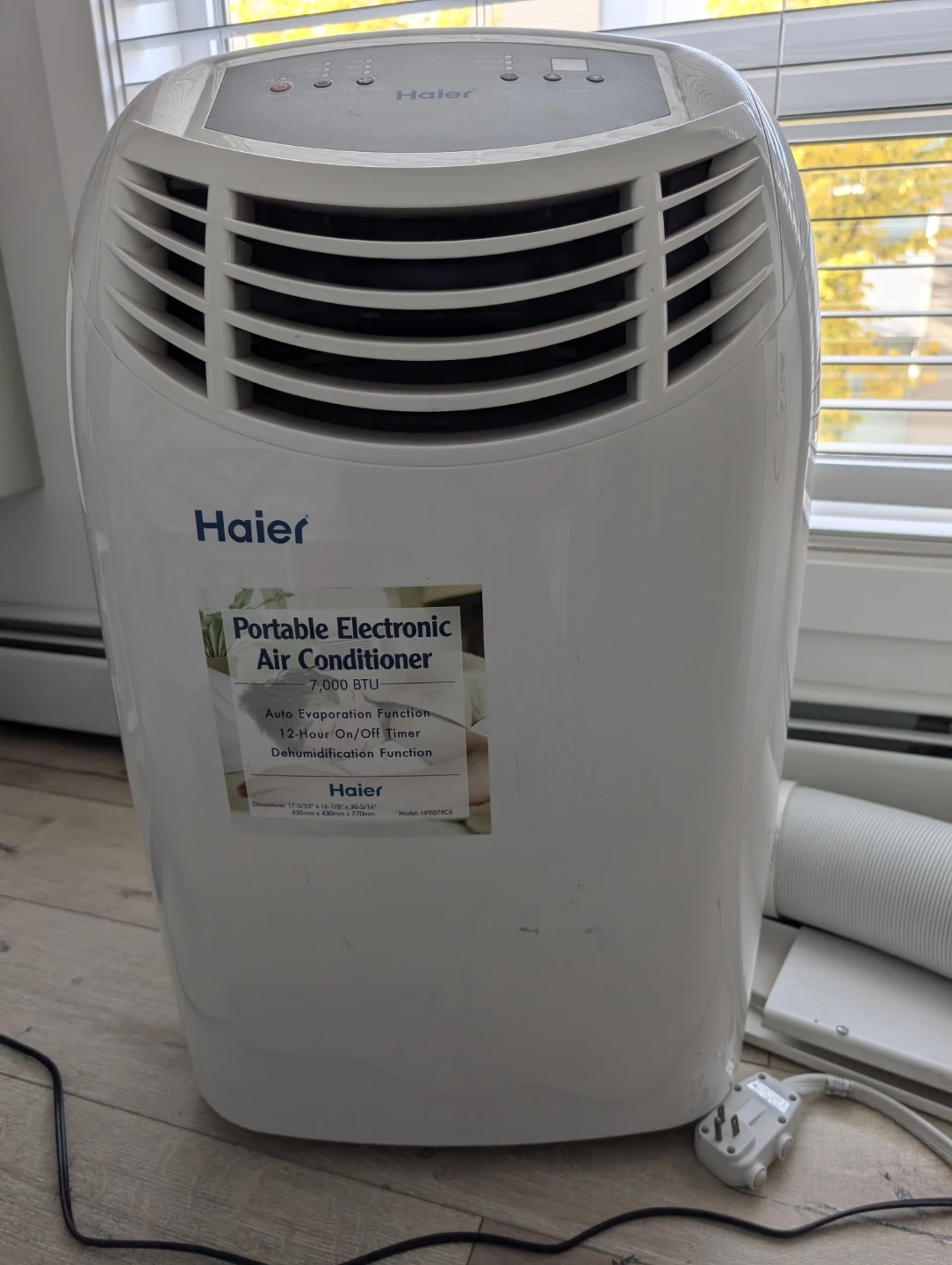 For Parts only-Haier 7,000 BTU Portable Air Conditioner - photo 2