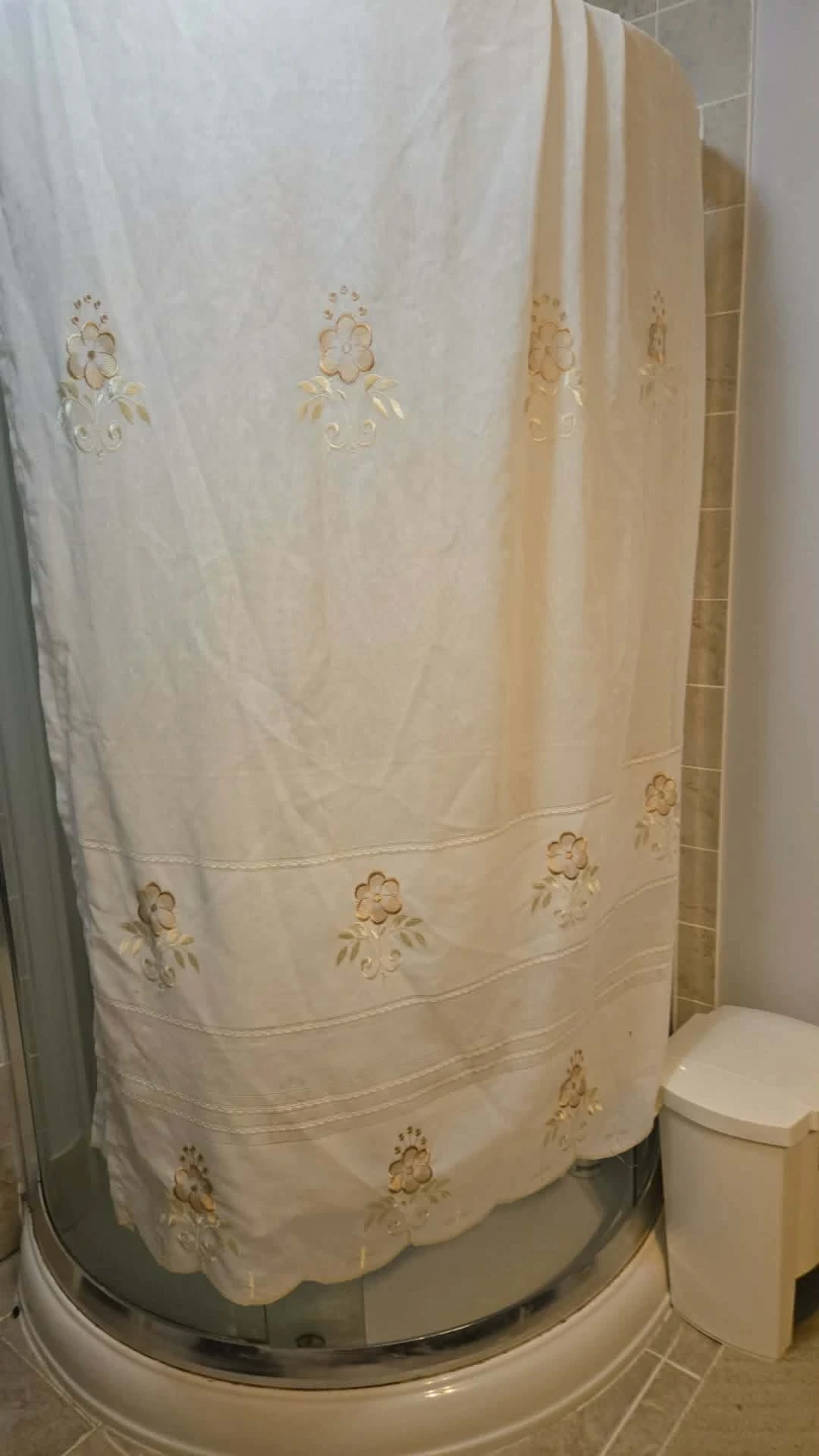 Embroidered Floral window curtains