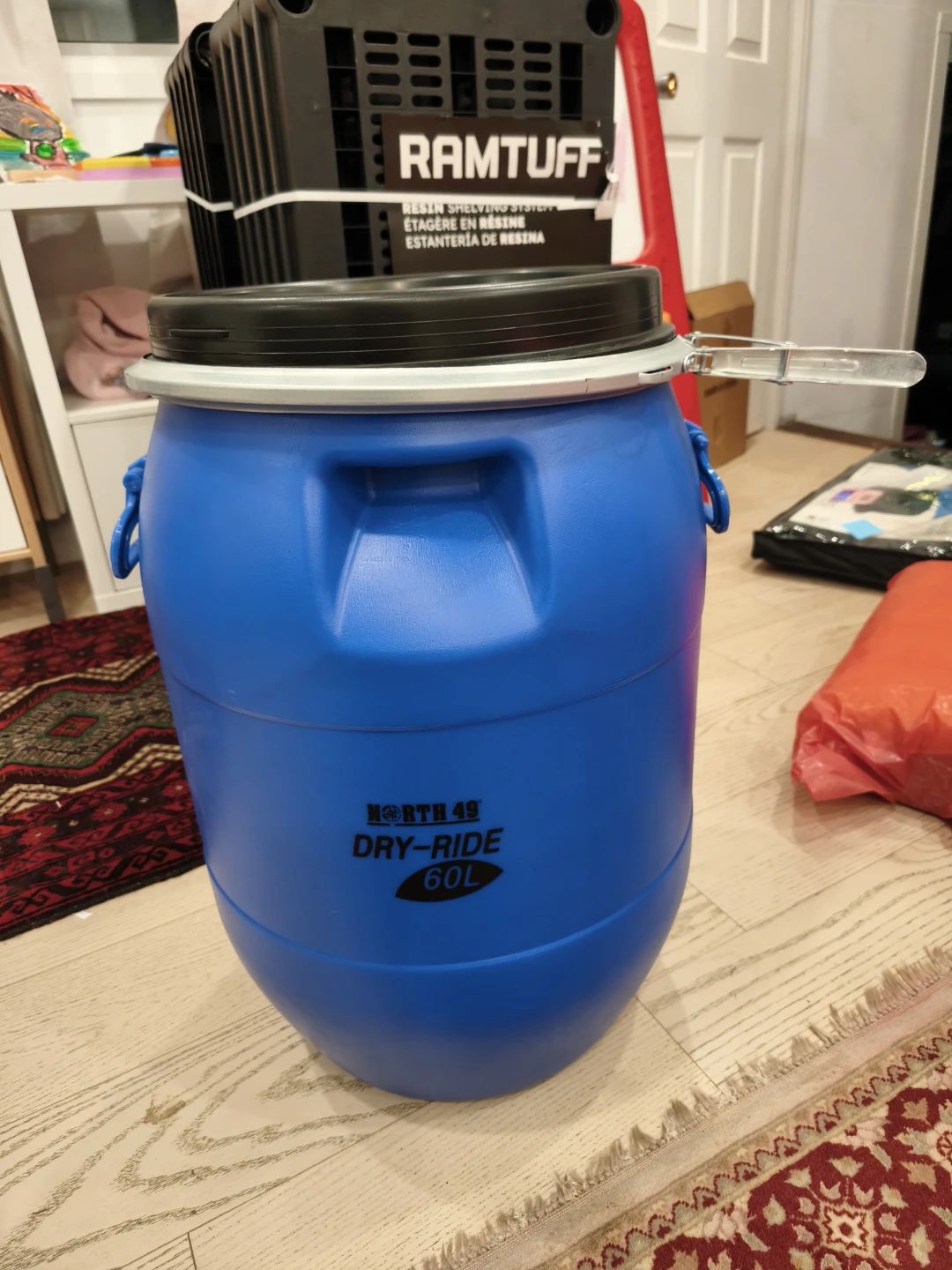 North 49 Dry-Ride 60L Blue Storage Barrel