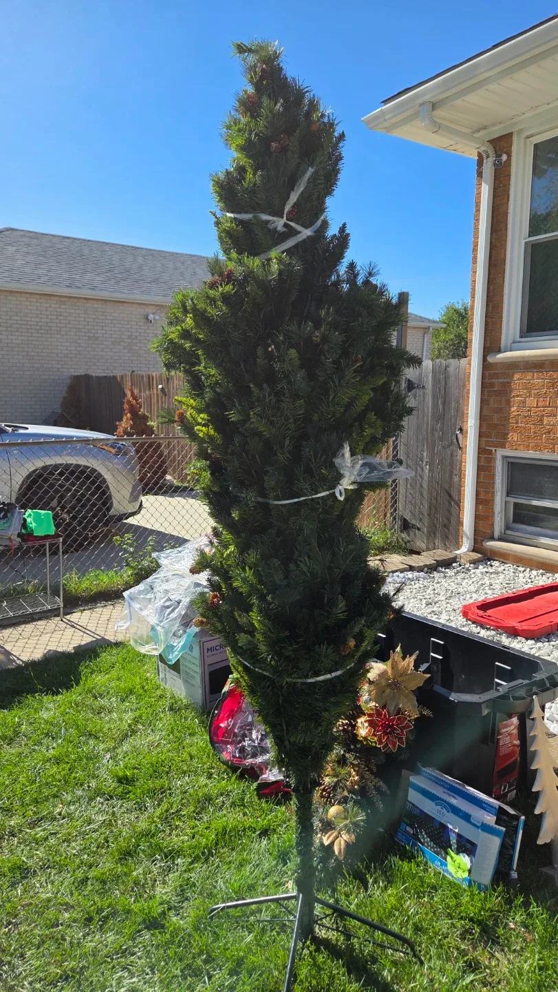 Artificial Christmas Tree with Cones