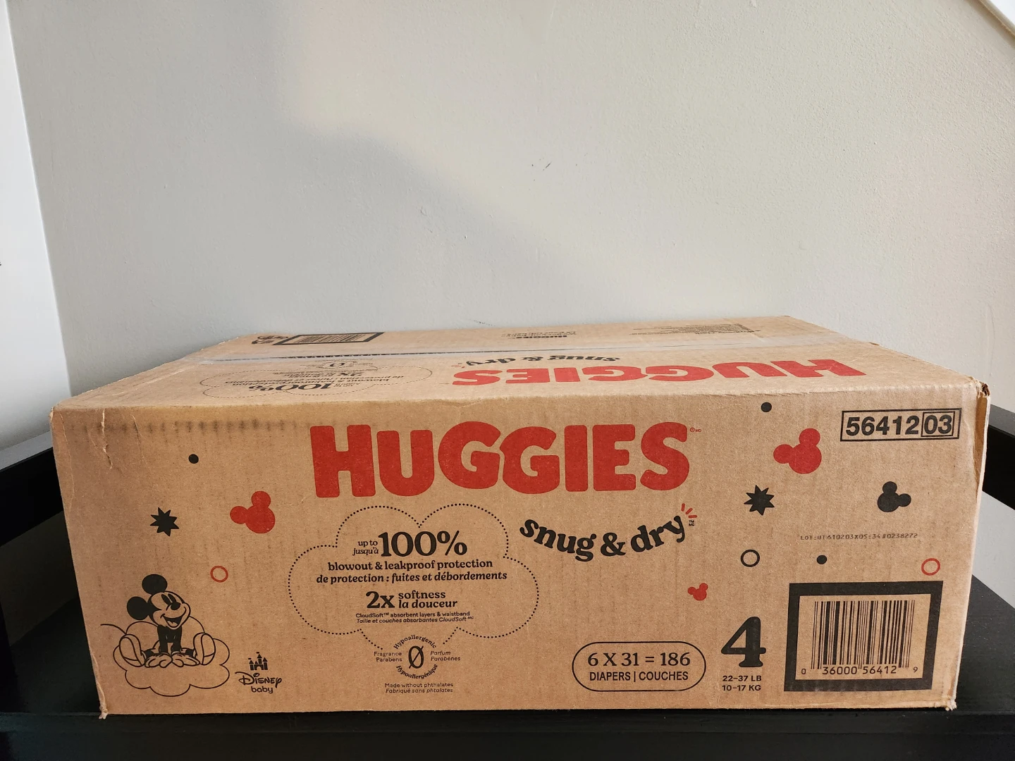 Huggies Snug & Dry Size 4 Diapers - 186 Count
