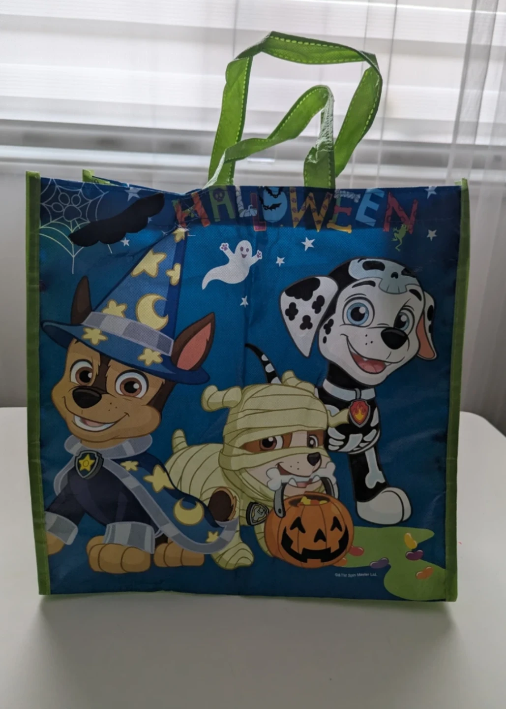 2 Paw Patrol Halloween Reusable Tote Bag